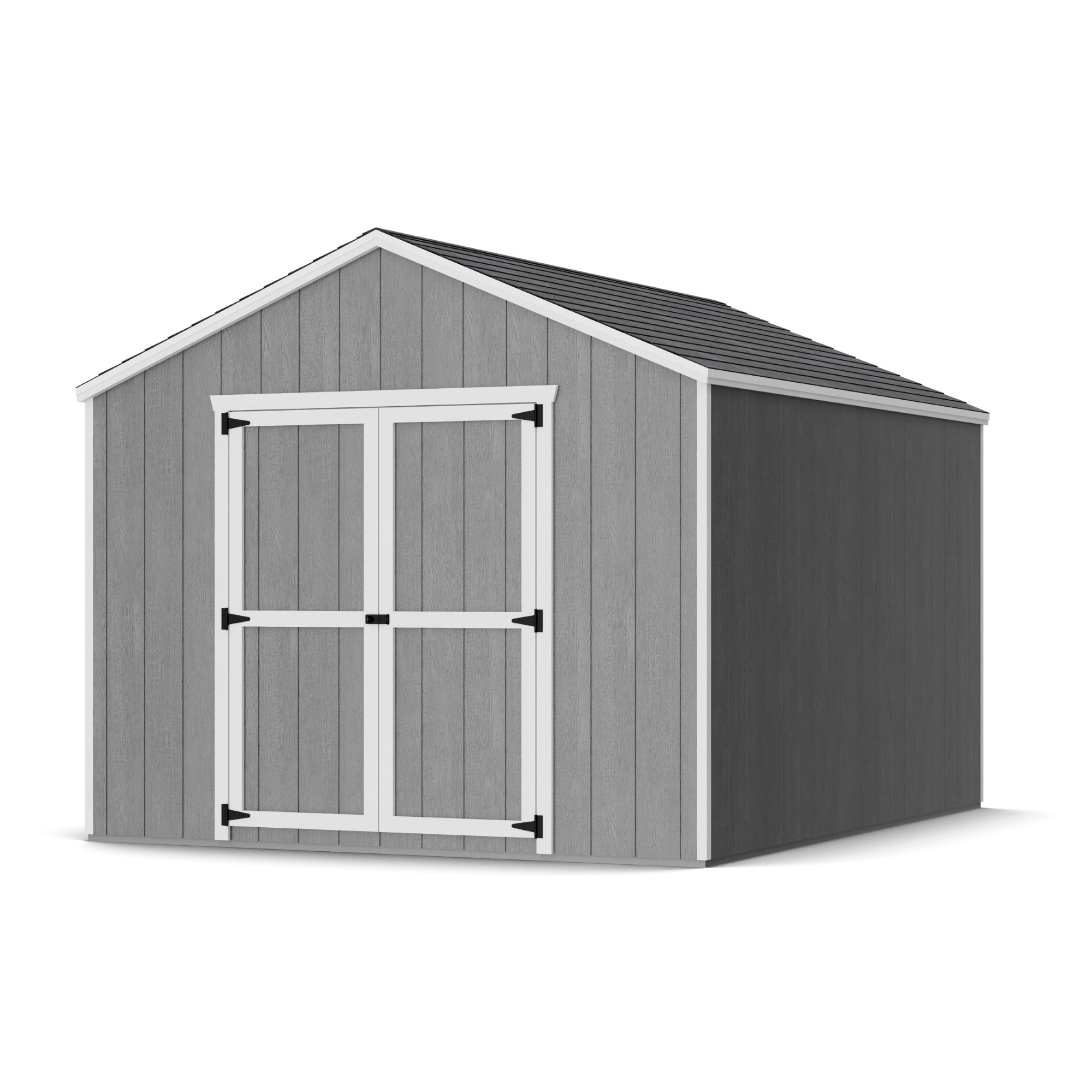 Little Cottage Co 10X12 VGS-PC-FK Value Gable 10-ft x 12-ft Gable Style Wood Outdoor Storage Shed with 2 Doors