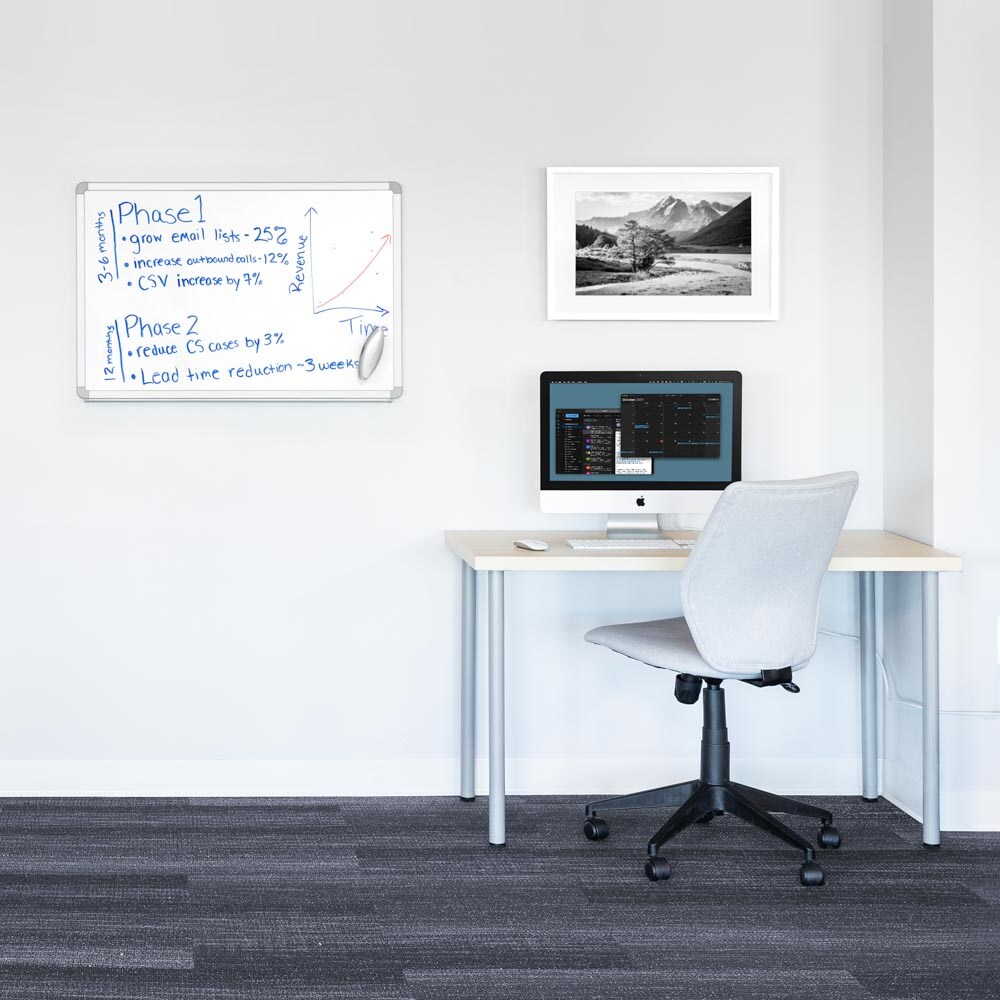 Luxor WB3624W Dry-Erase-Bulletin-Boards - View #3