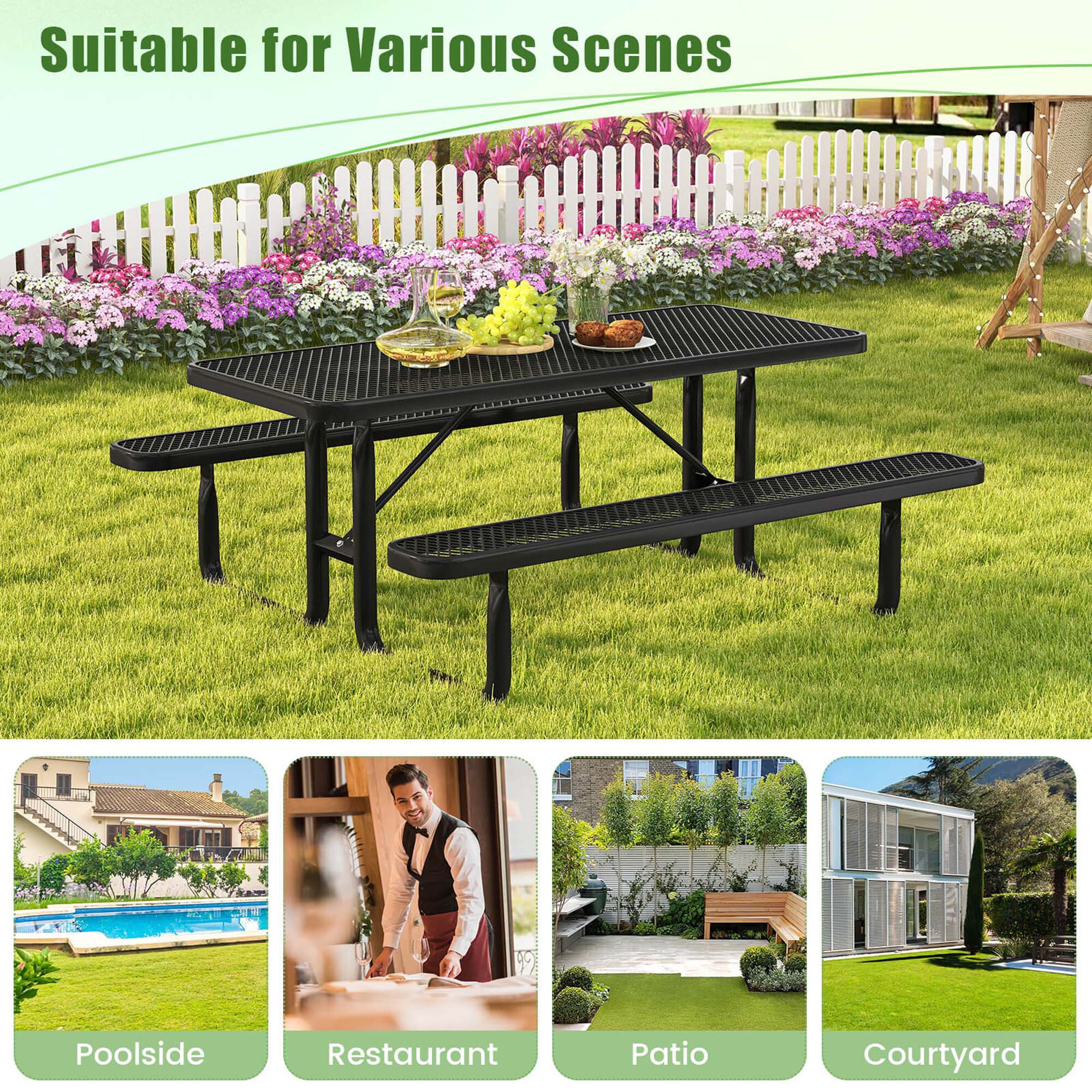 Costway HCST01587 Patio-Tables - View #5