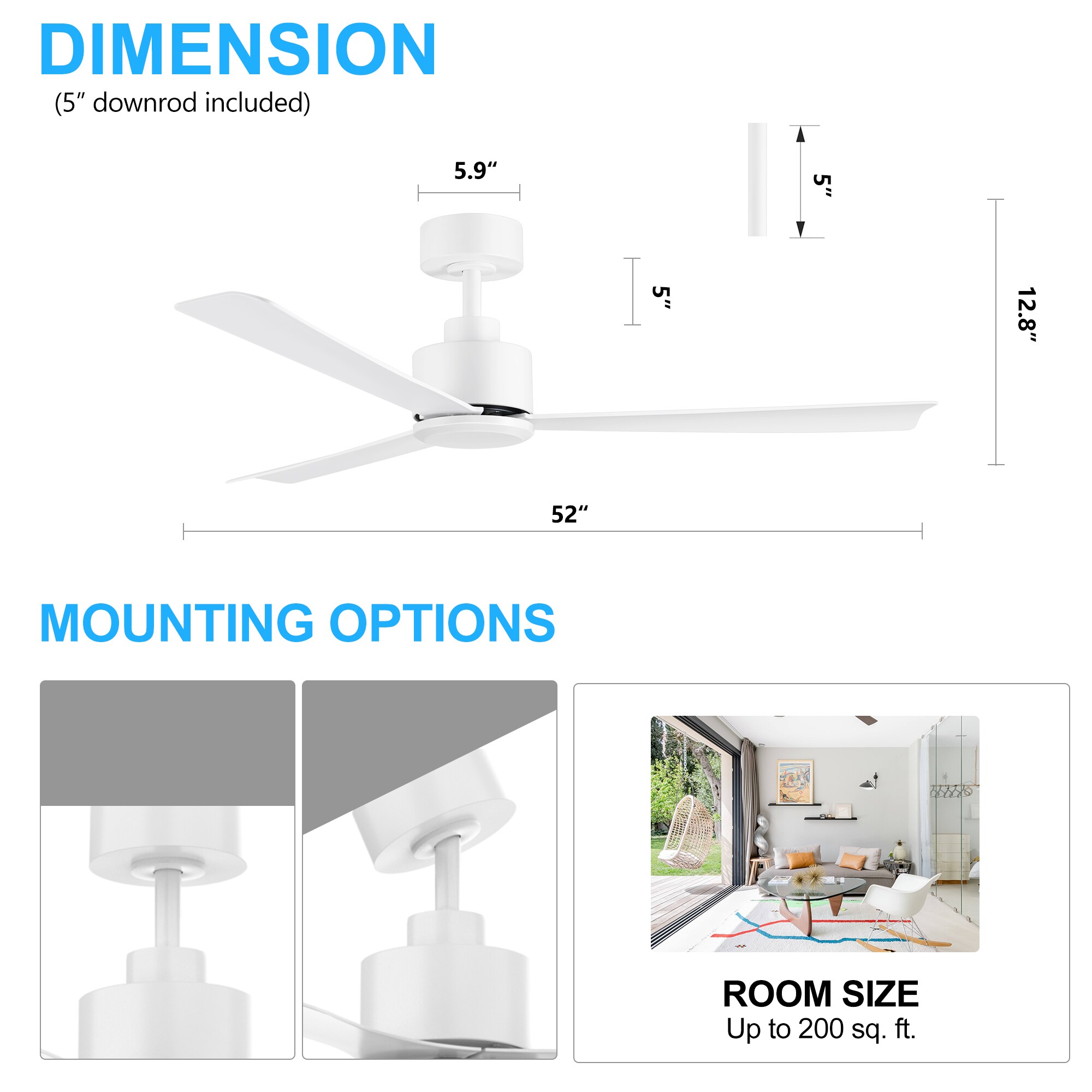 Breezary 30024-AW-NL Ceiling-Fans - View #9