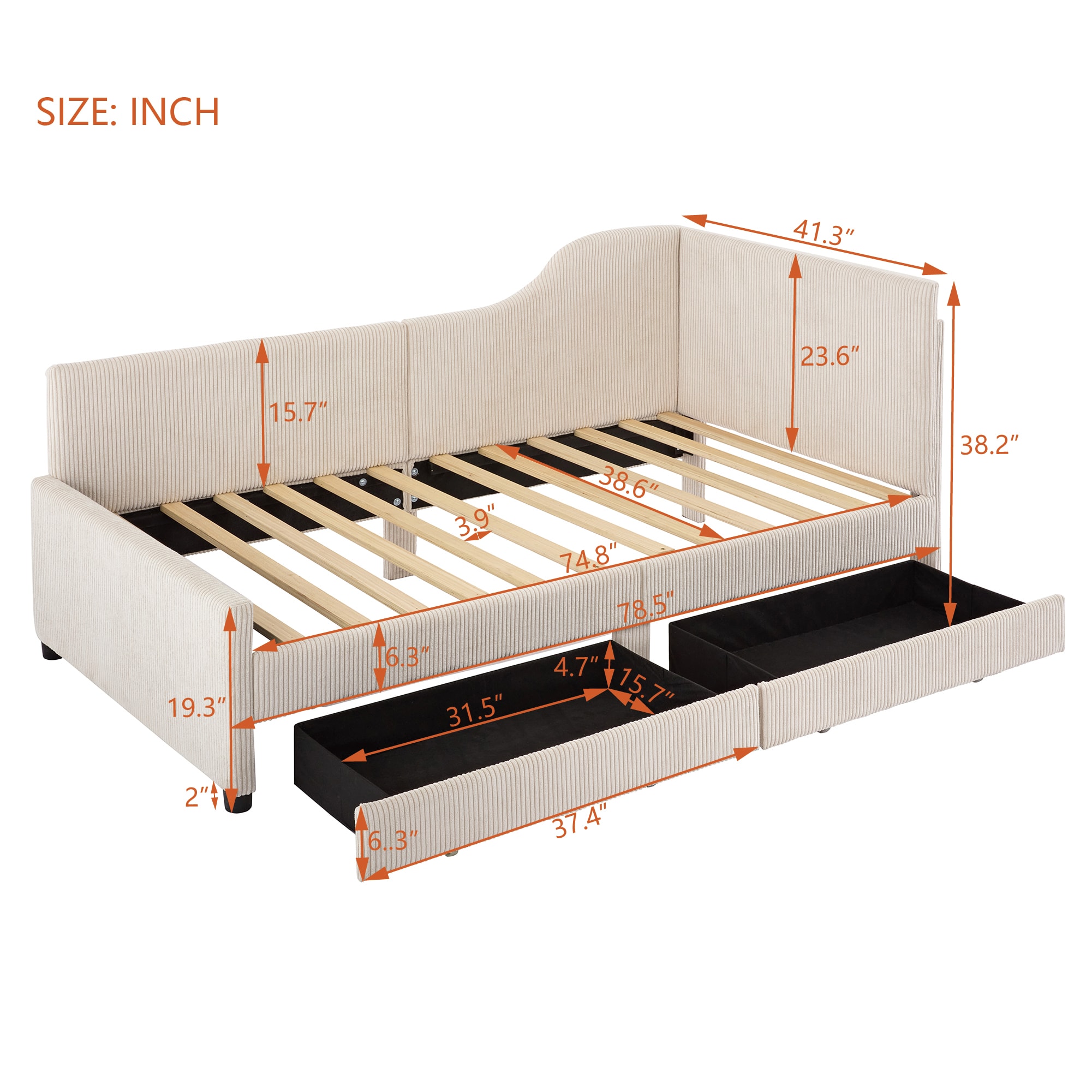 ModernLuxe L-N733P171470A beds - View #2