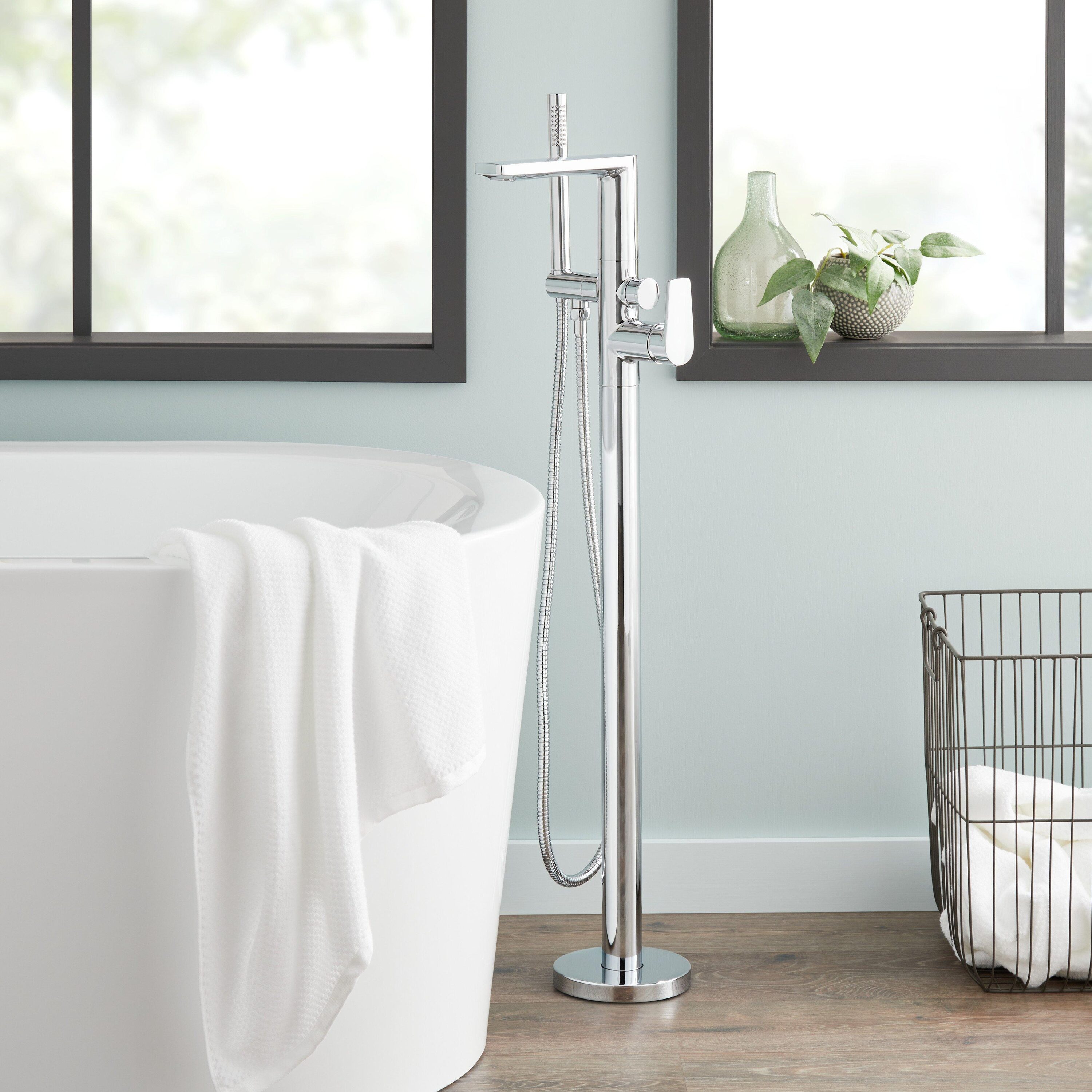 Signature Hardware 482773 Chrome Bathtub Spout With Diverter