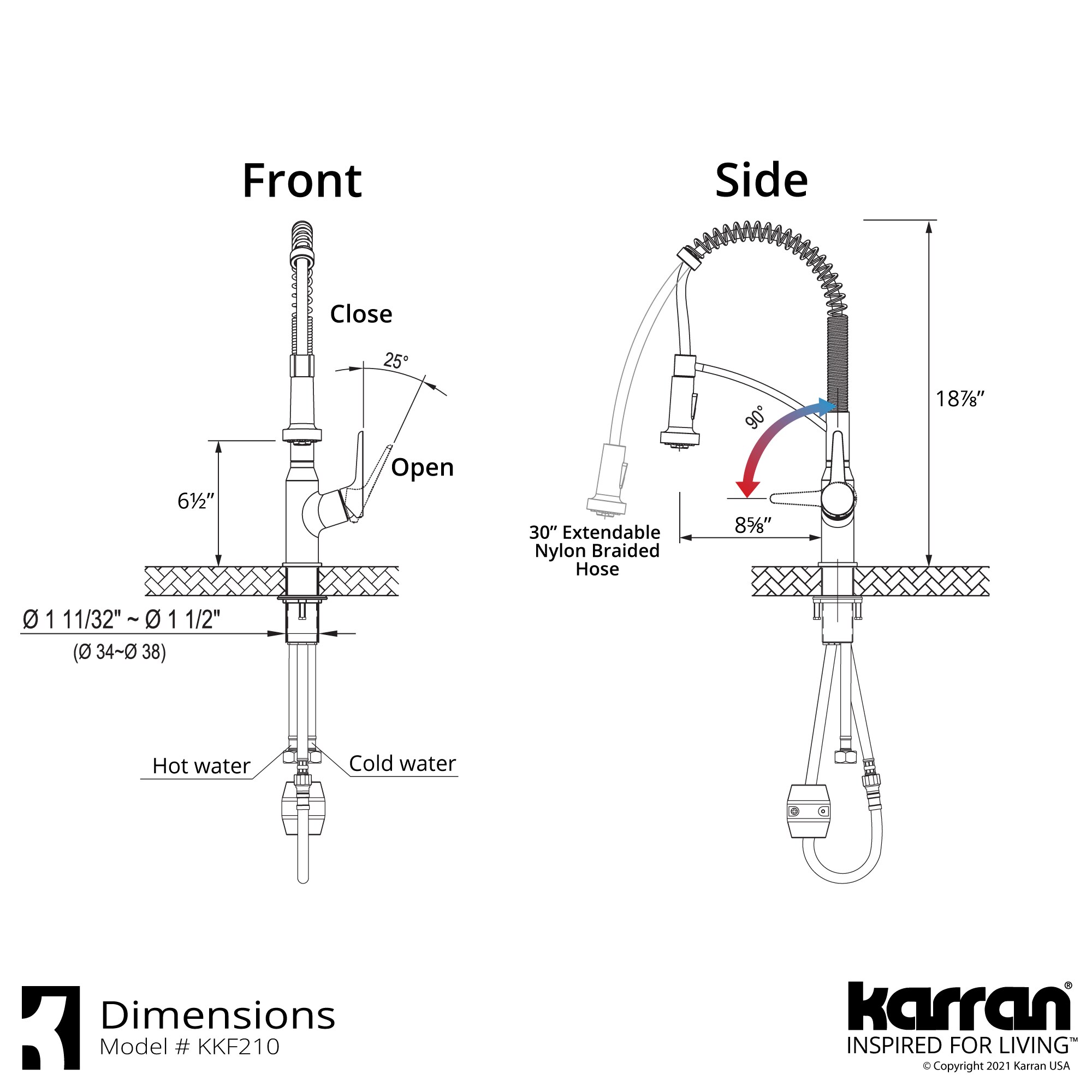 Karran QT712BL210SS Kitchen-Sinks - View #12
