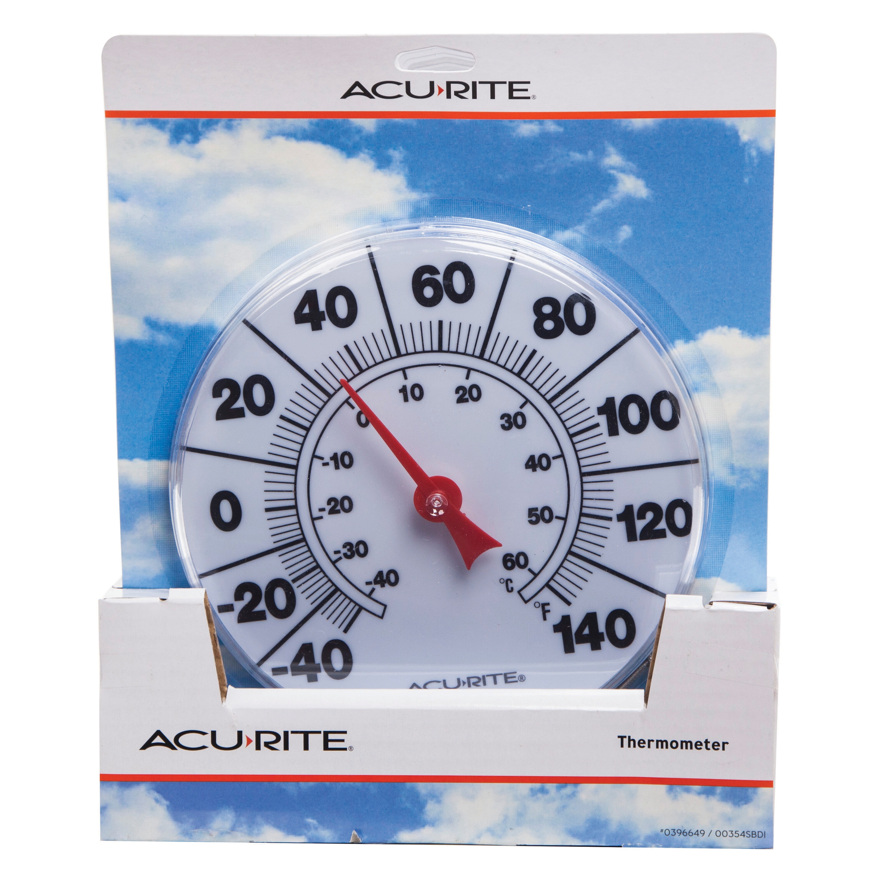 AcuRite Analog Wired Outdoor Multiple Colors Thermometer