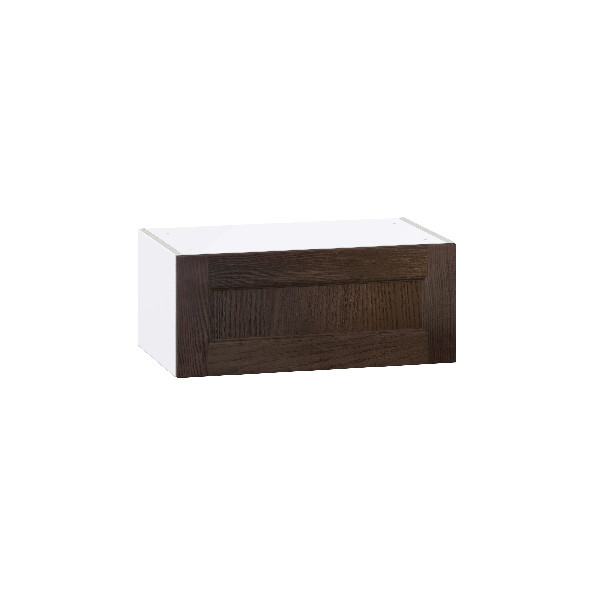 Hugo&Borg Montclaire 36-in W x 10-in H x 24-in D Wood Wall Fully Assembled Cabinet (Recessed Panel Shaker Door Style)
