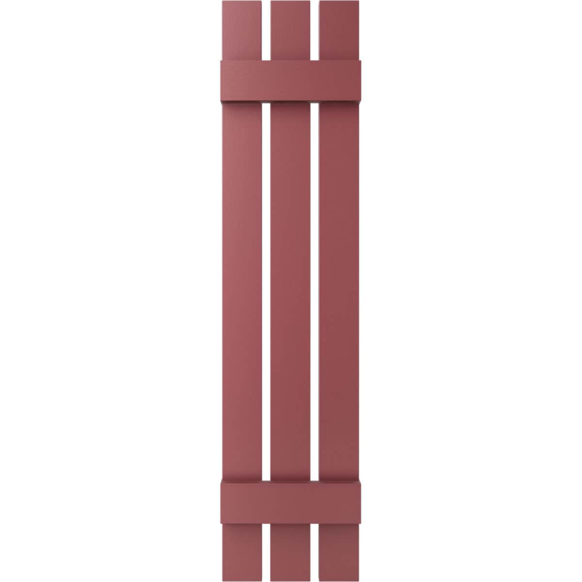 Ekena Millwork LS3C12X02700WN 12-in W x 27-in H Wineberry Board and batten Spaced Exterior Shutters ( 2 -Pack )