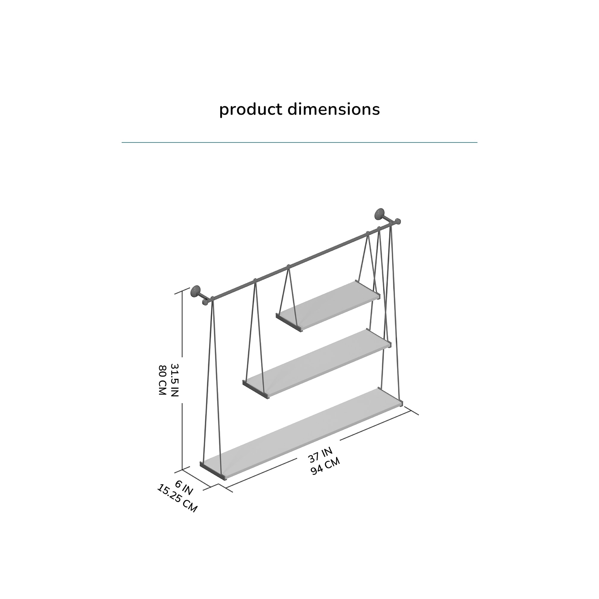 MH LONDON MH-ST-114 Wall-Mounted-Shelving - View #9