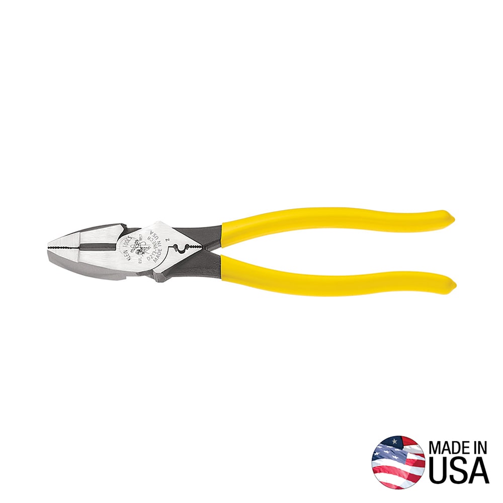 Klein Tools 9-in Electrical Lineman Cutting Pliers in the Cutting Pliers  department at