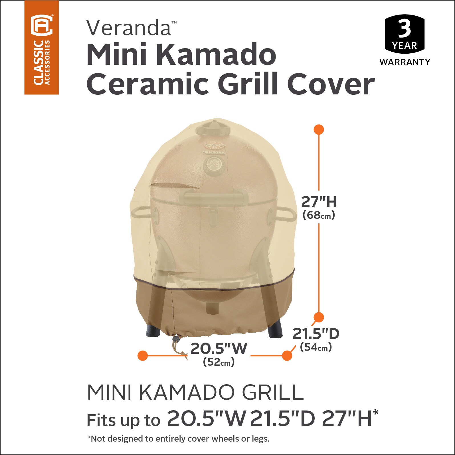 Classic Accessories 55-968-011501-00 Grill-Covers - View #2