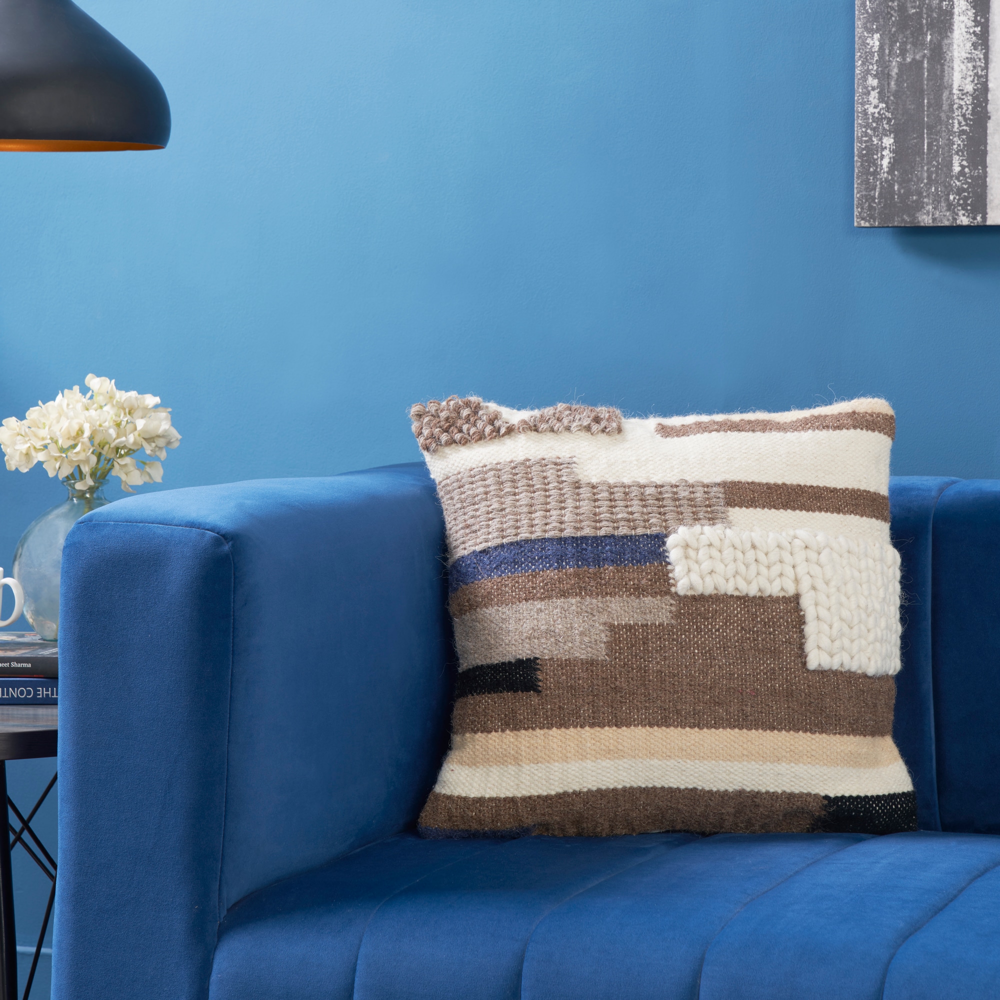 Modern Threads 5DECPLWE-D30-ST  Decorative pillow cover 18 x 18 Addie