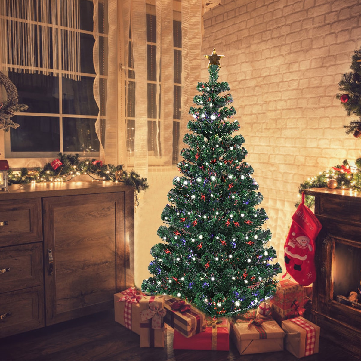 Costway CM20580 Artificial-Christmas-Trees - View #5