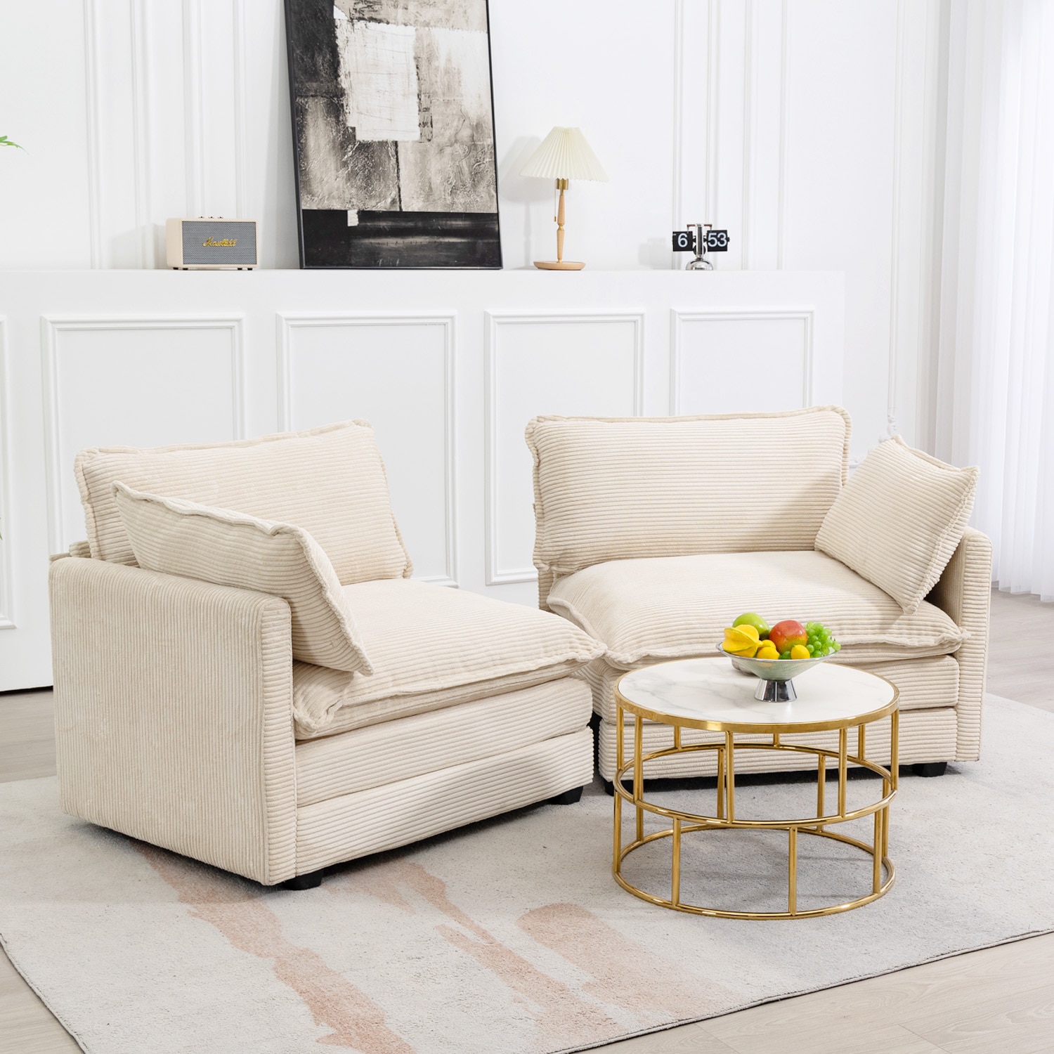 VOUA SAF-NKSYJY-BE Sofas-Loveseats - View #2