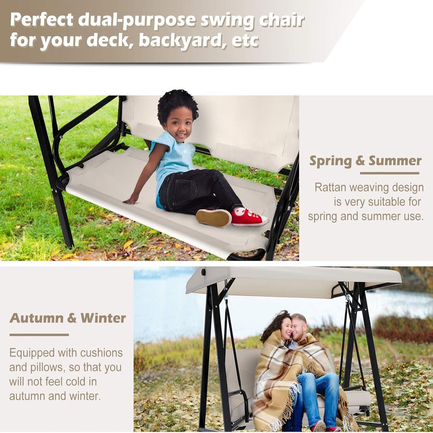 AECOJOY 19031BG-LS01 Swing-Gliders - View #6