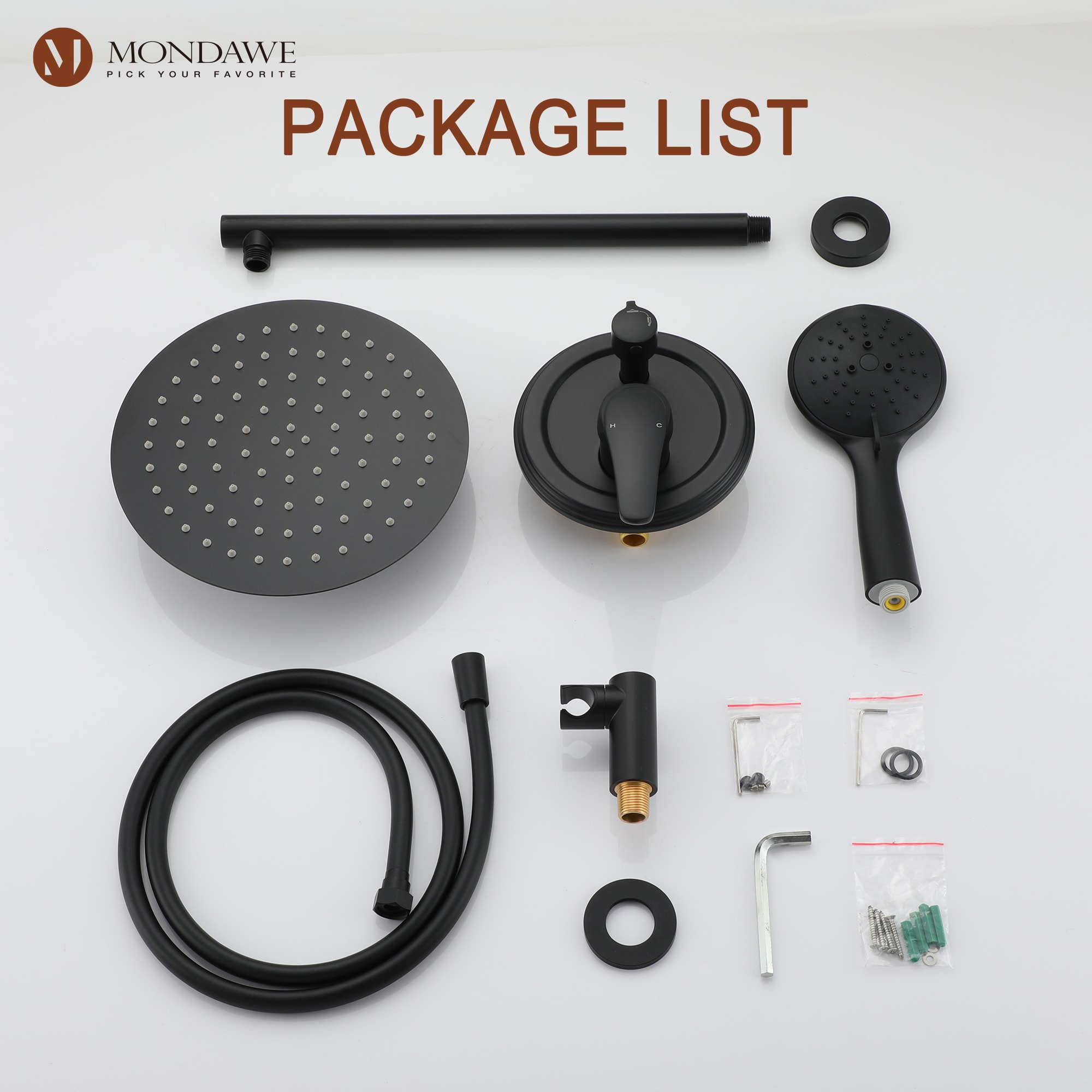 Mondawe MD-SMD040B Showerhead-Bar-Panels - View #5