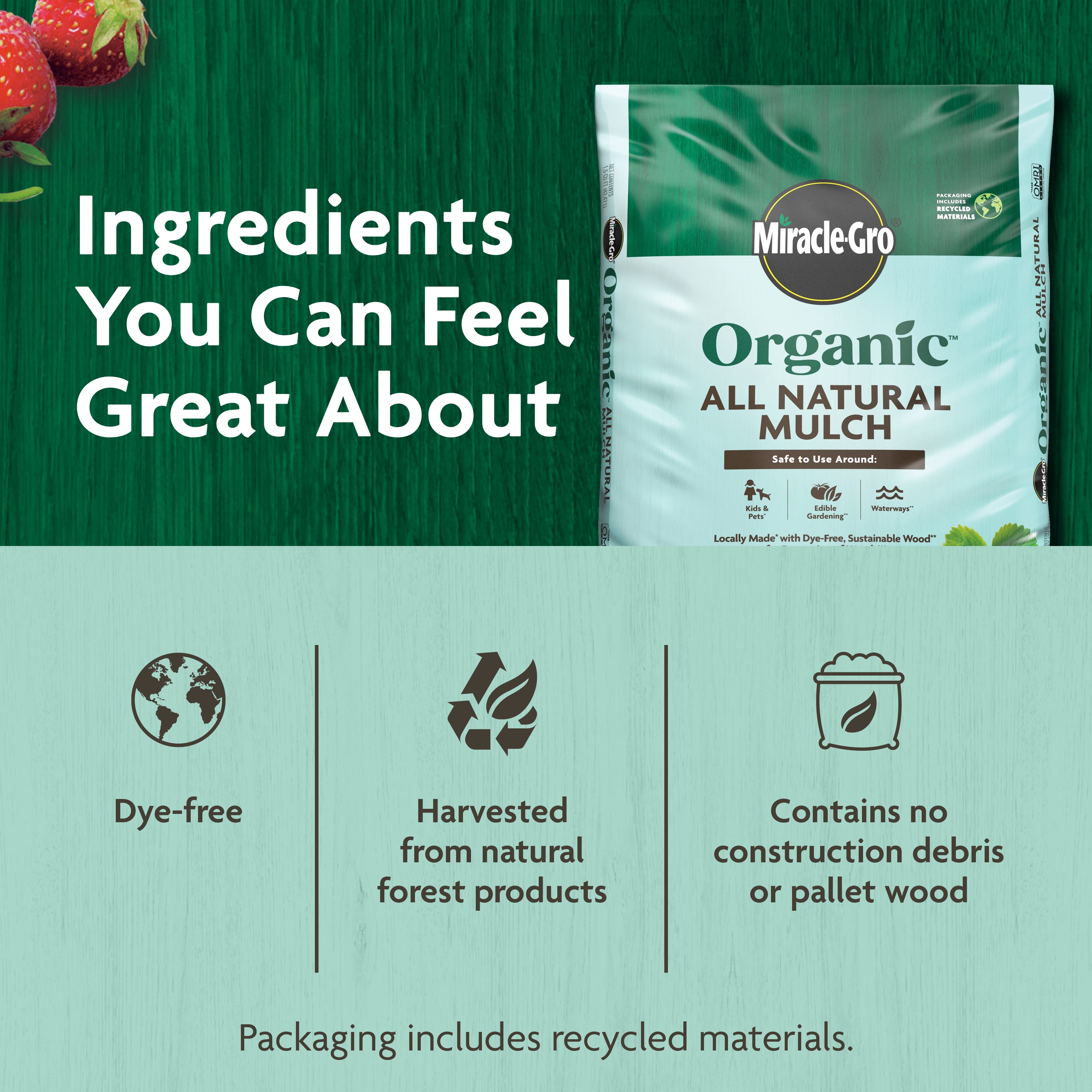 Miracle-Gro 8855943 Bagged-Mulch - View #4