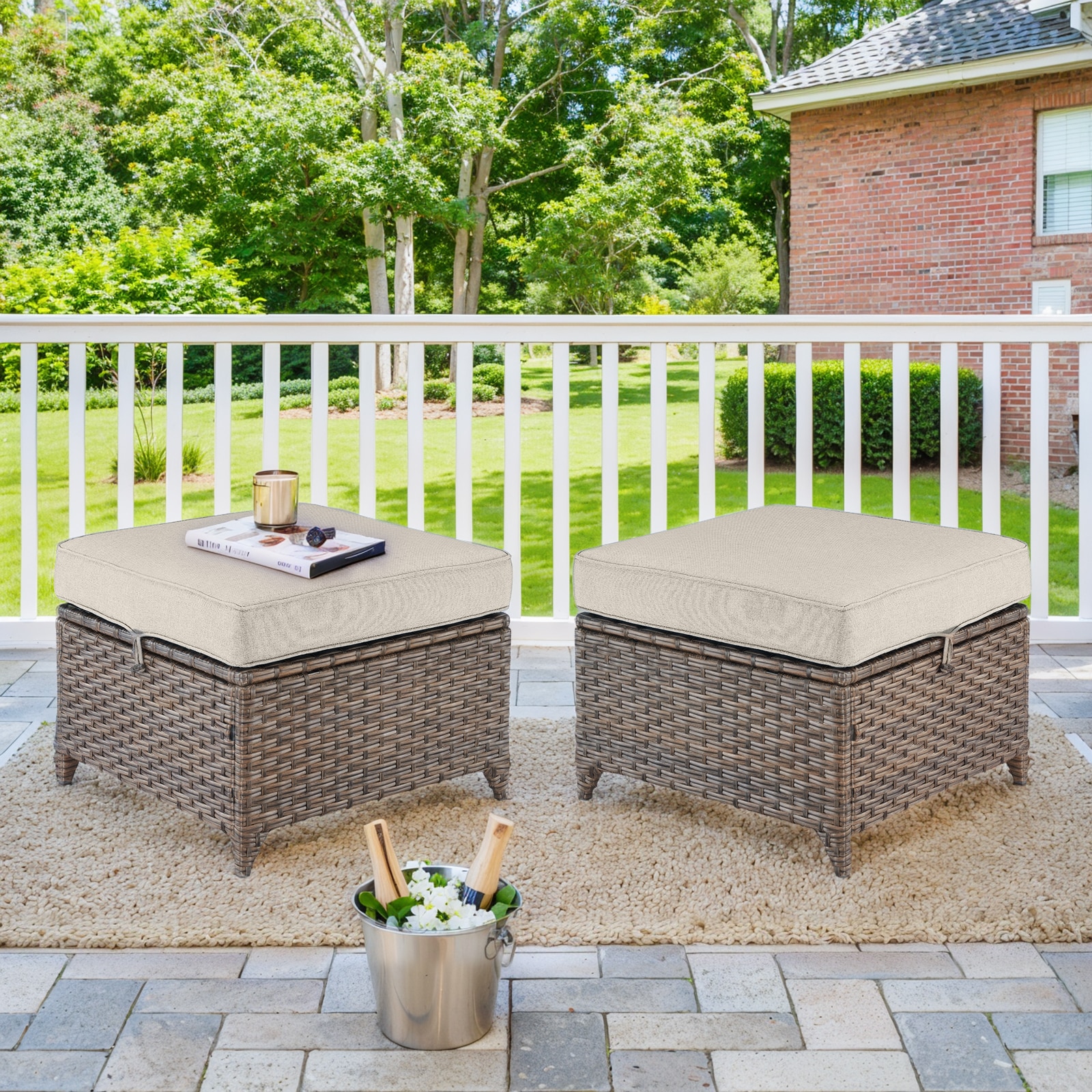 0 PALRBR40-2S Stools-Ottomans - View #2