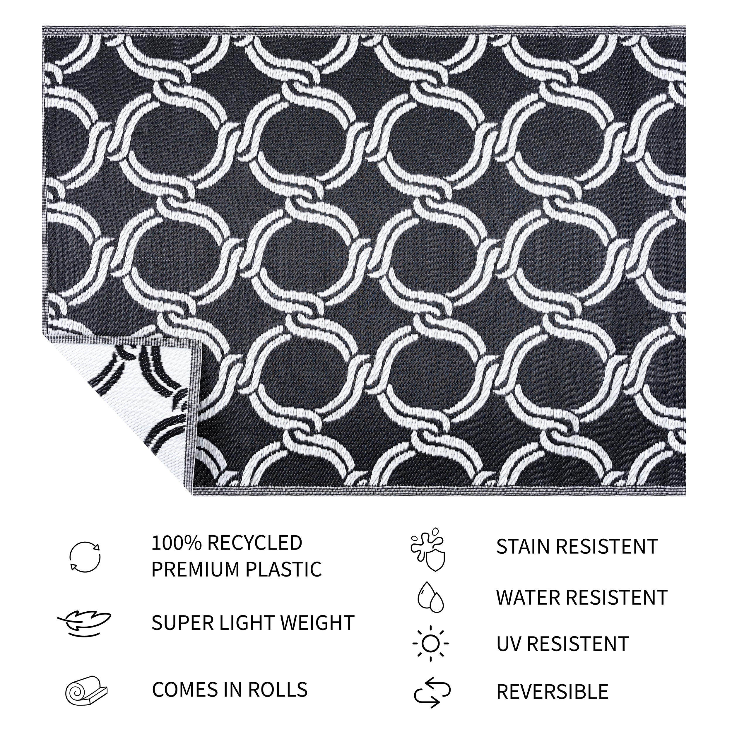 Playa Rug PLY-R-MYK-BW-4X6 rugs - View #3