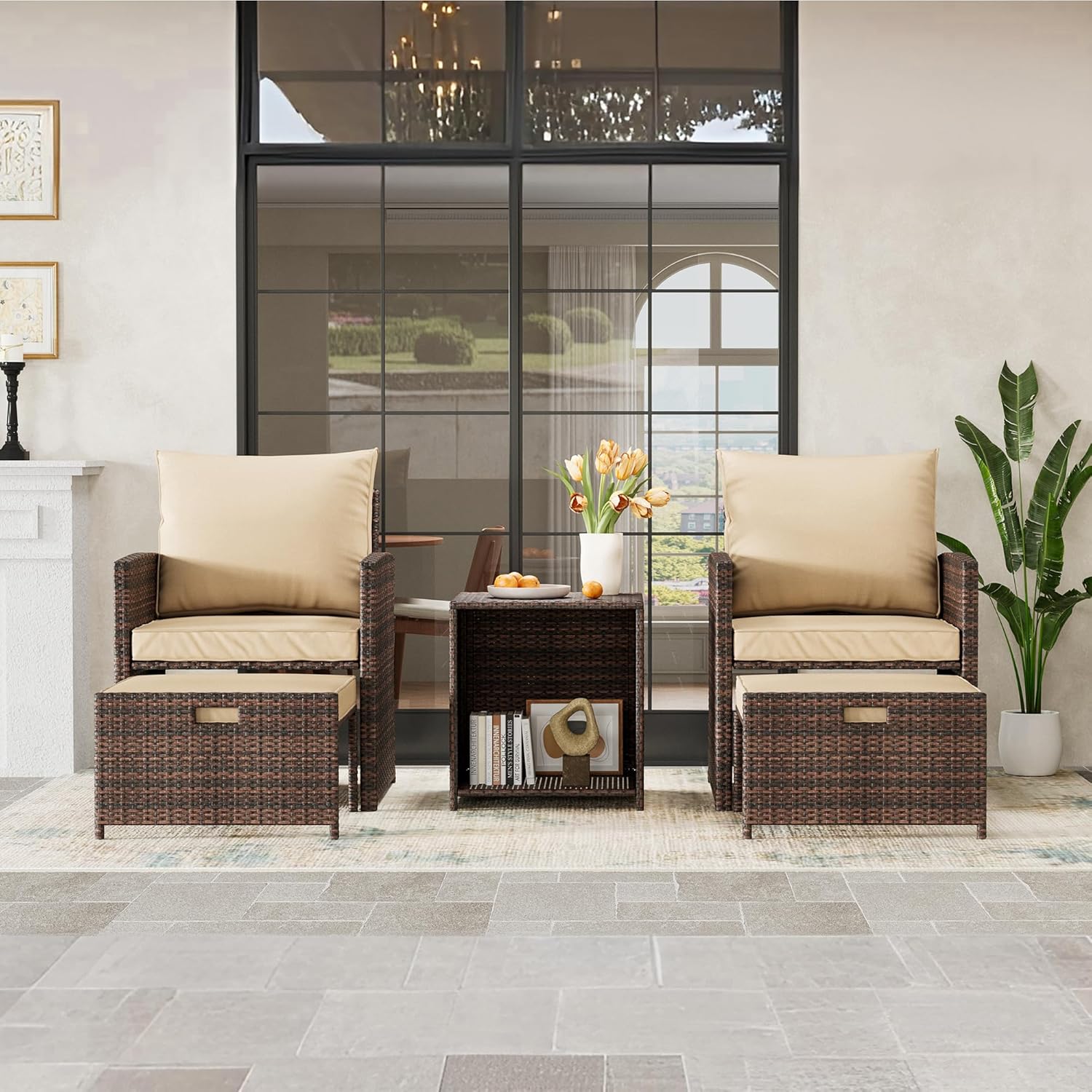 Qeetex LHF-DYQ-PPG-339U66JF Patio-Dining-Sets - View #6