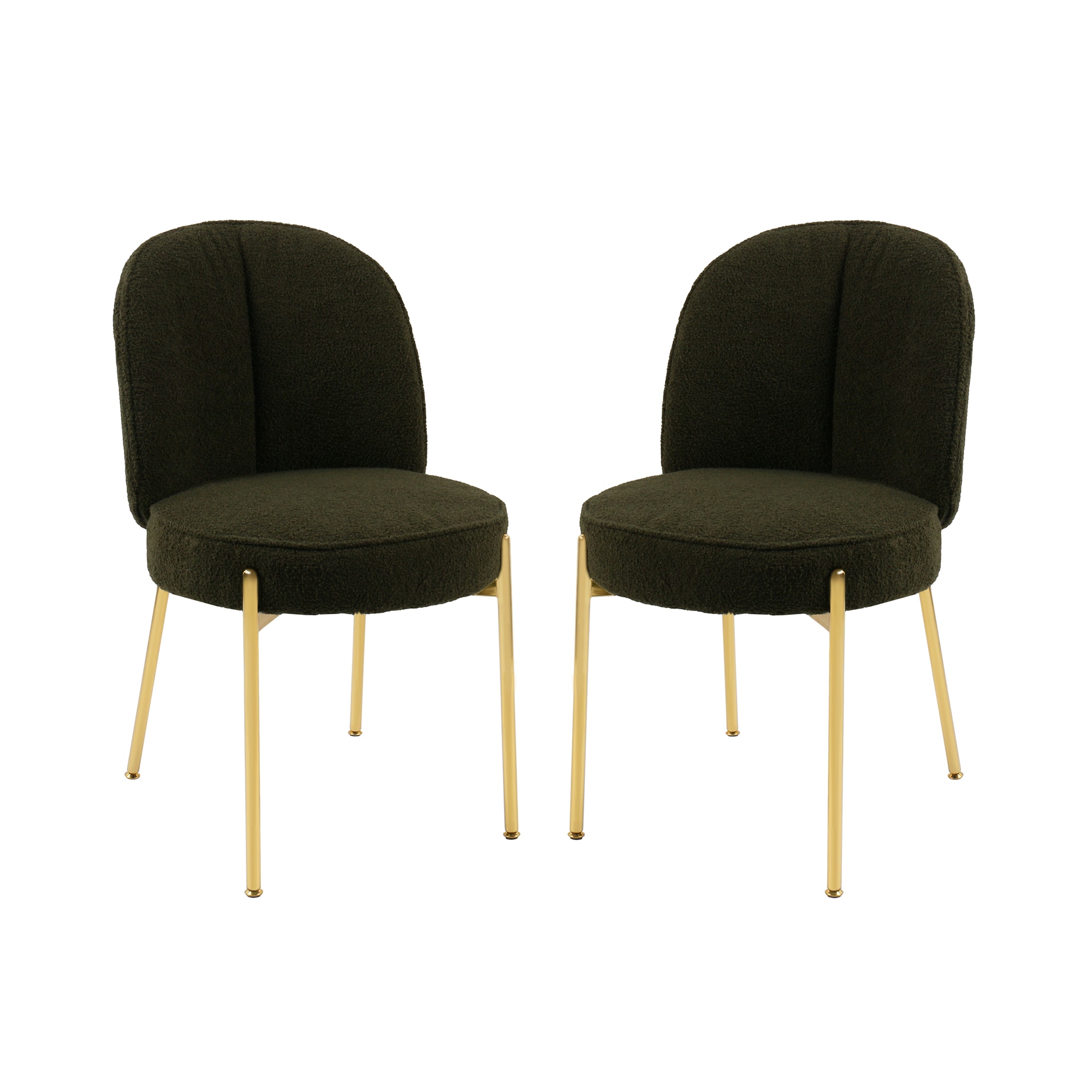 Clihome CL-DMTEDDY05 Contemporary/Modern Polyester/Polyester Blend Upholstered Dining Side Chair (Composite Frame)