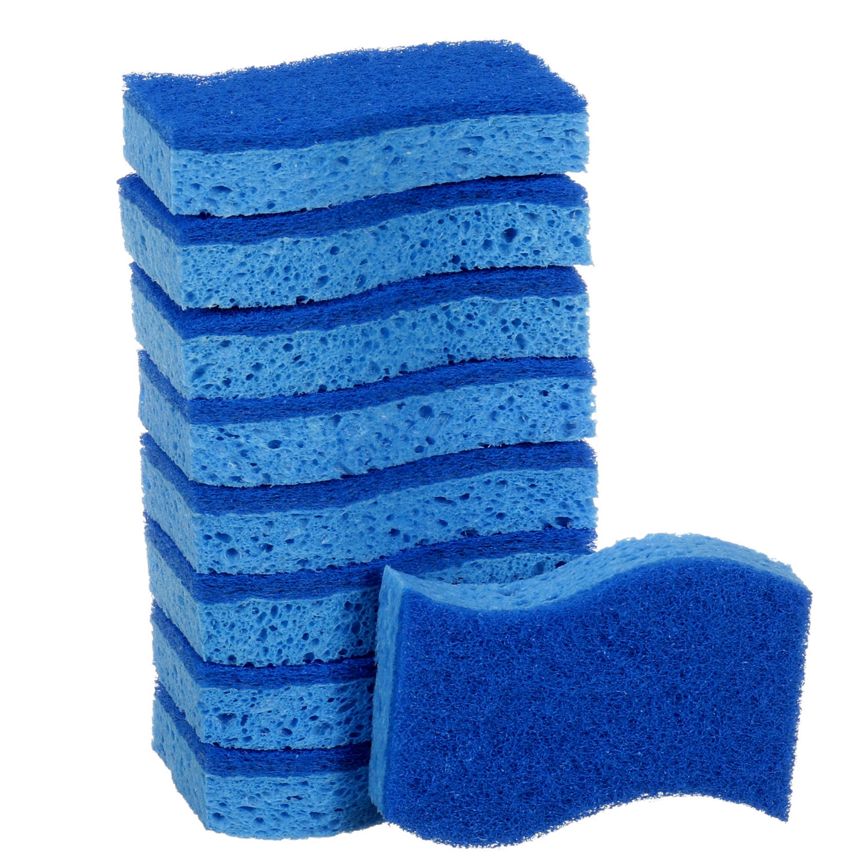 Scotch-Brite Non-Scratch 9-Pack Cellulose Sponge with Scouring Pad in ...