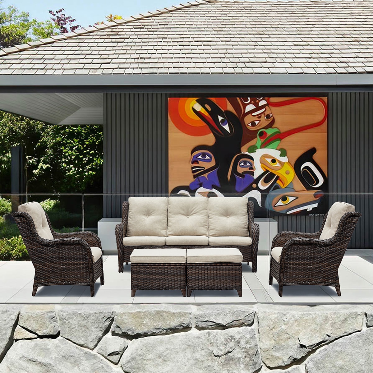 Rilyson FS013S014S006-2 Patio-Conversation-Sets - View #2