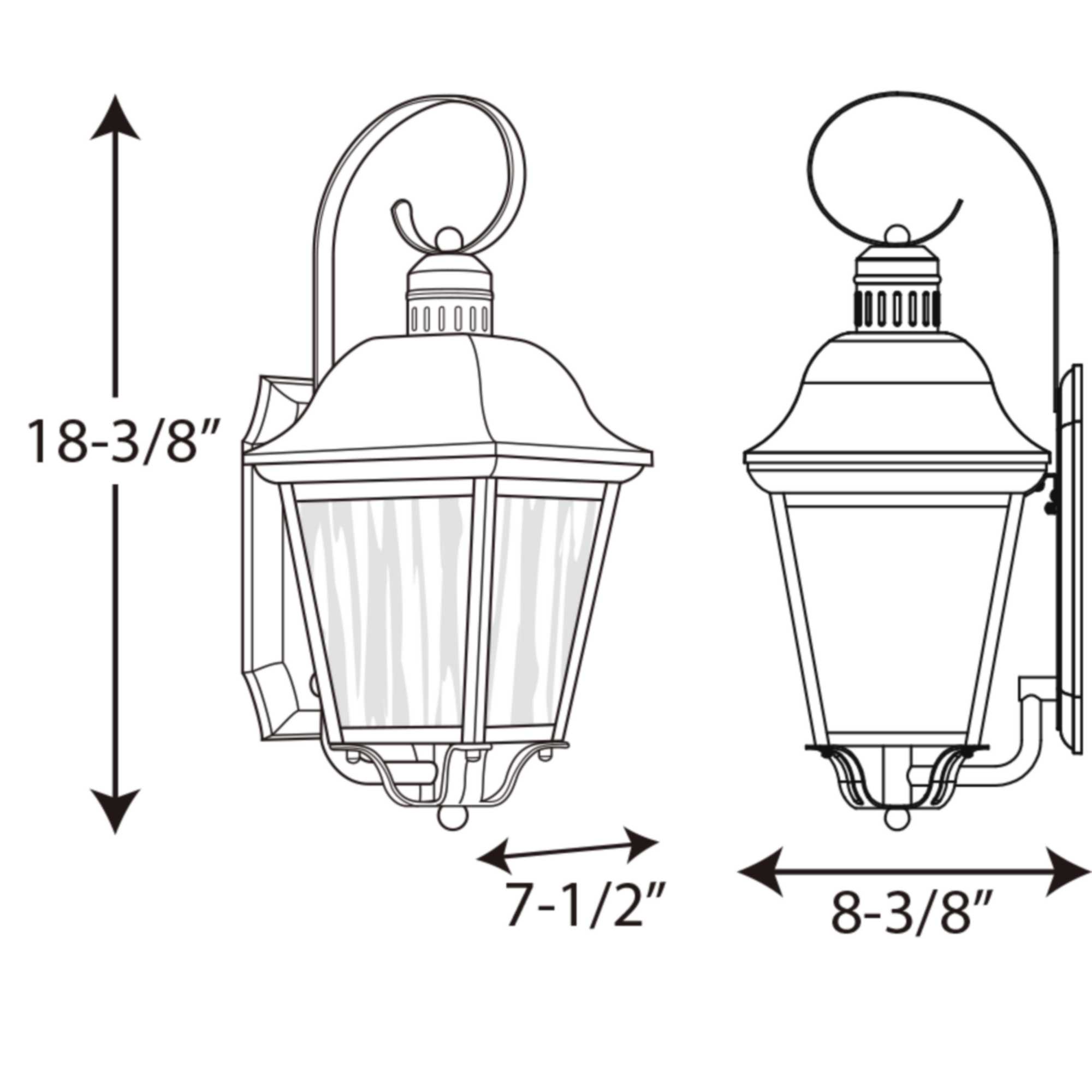 Progress Lighting P6620-31MD Outdoor-Wall-Lighting - View #2