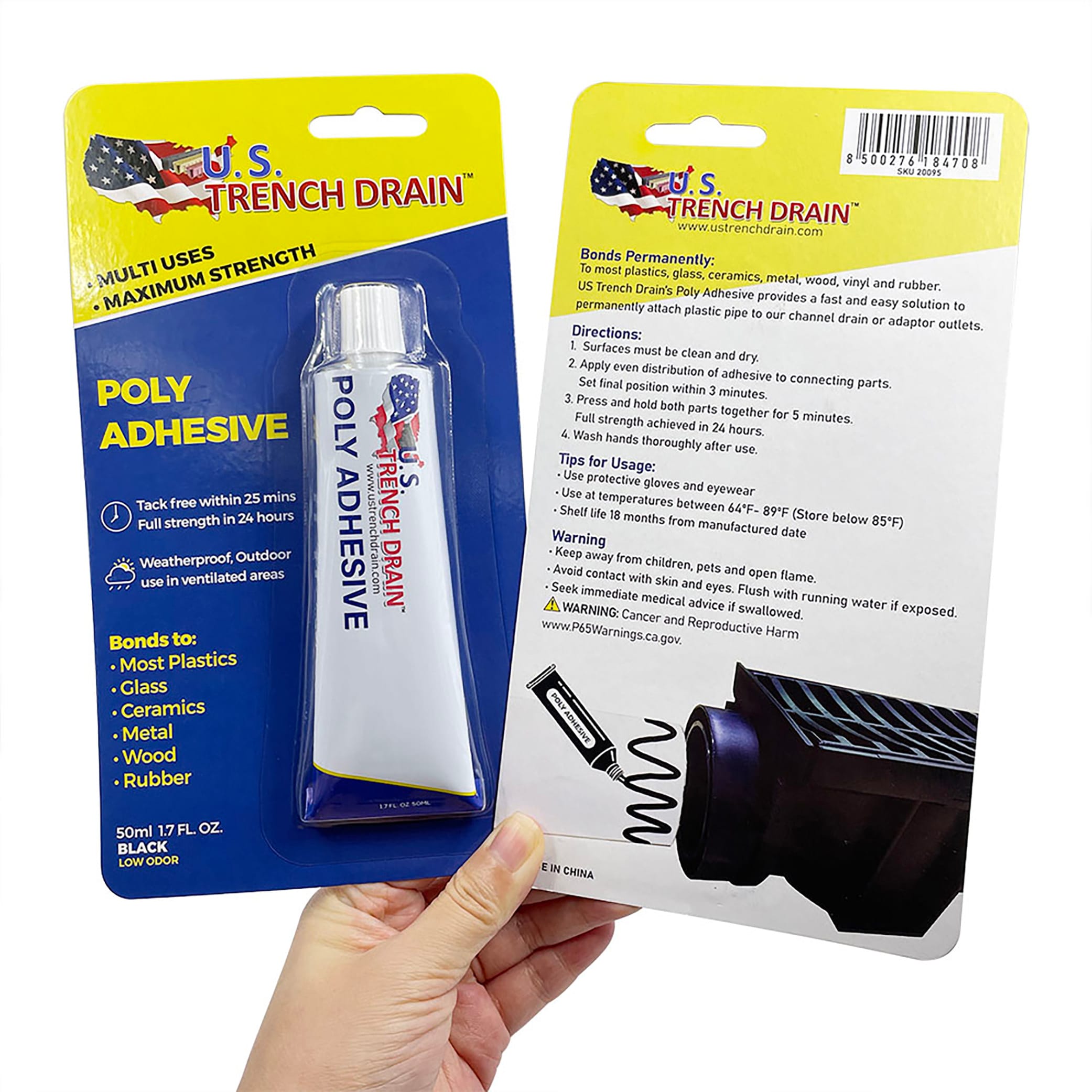 U.S. Trench Drain 20095 Pipe-Cements-Primers-Cleaners - View #6