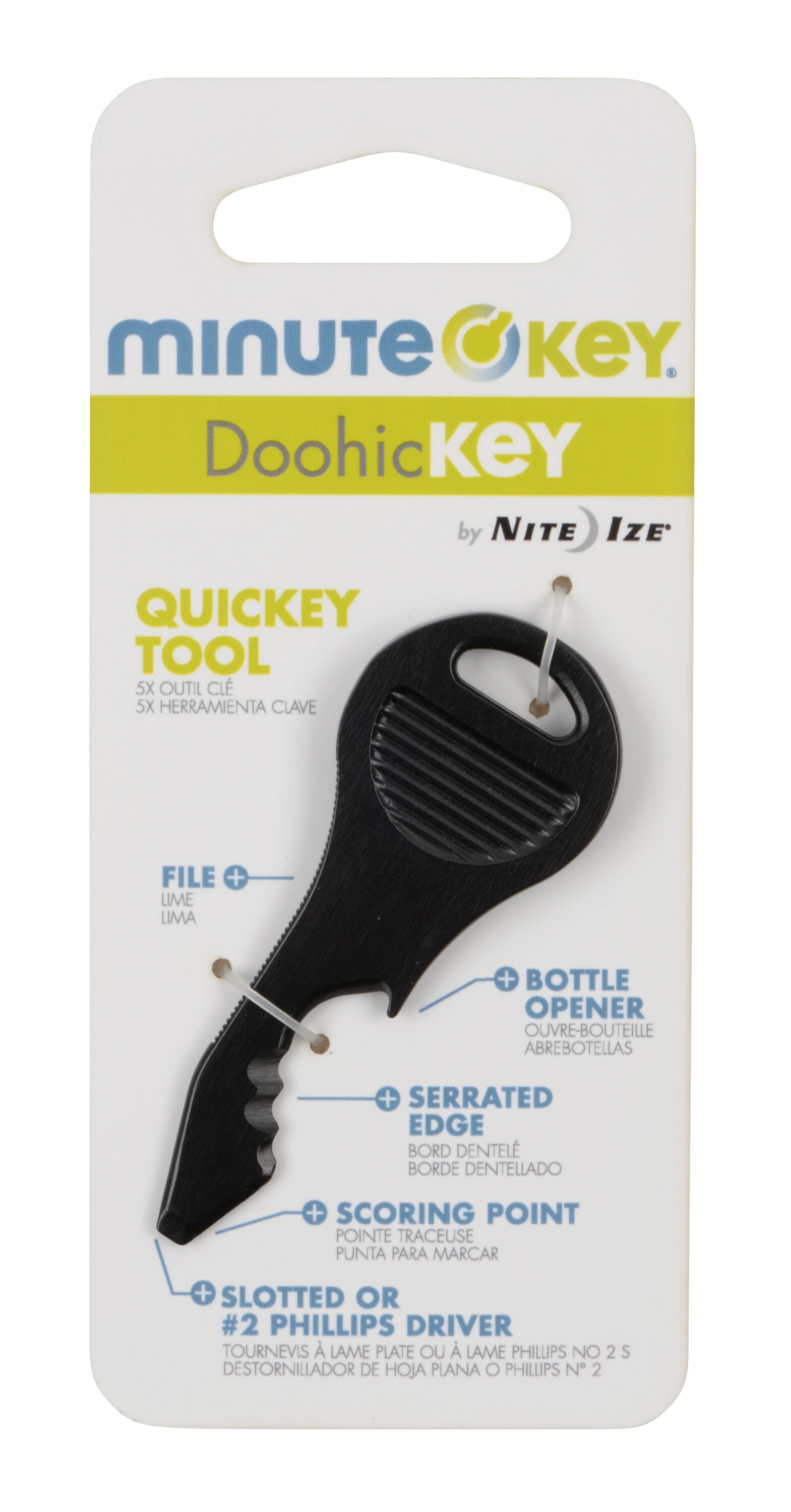 Nite Ize Black Stainless Steel Keychain Multi-Tool with 5-Piece Key-Sized  Tools in the Key Accessories department at Lowes.com