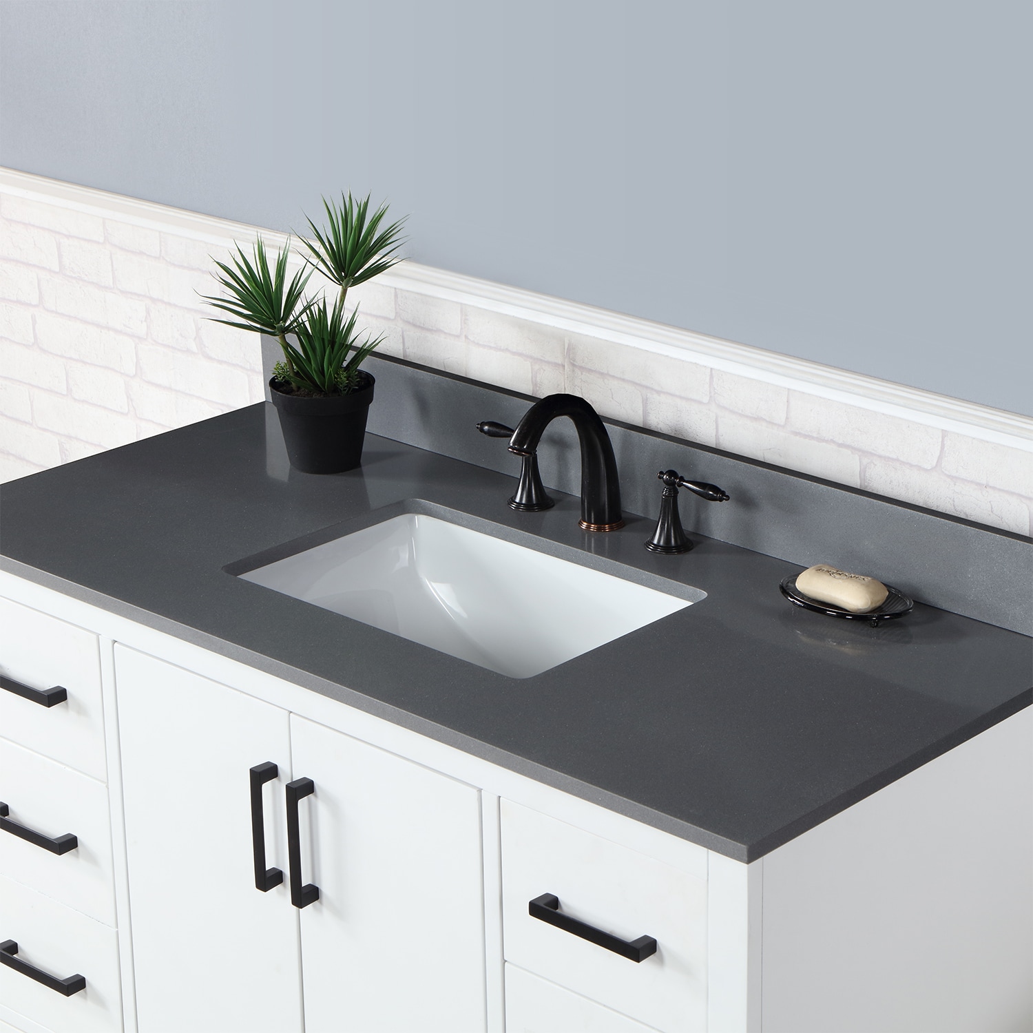 Altair 544048-WH-CG-NM Bath-Vanity-Combo - View #3