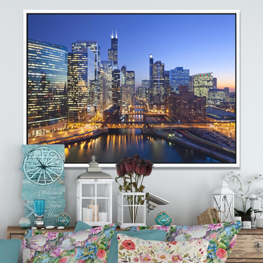Designart FL10104-40-30-WH Wall-Art - View #2