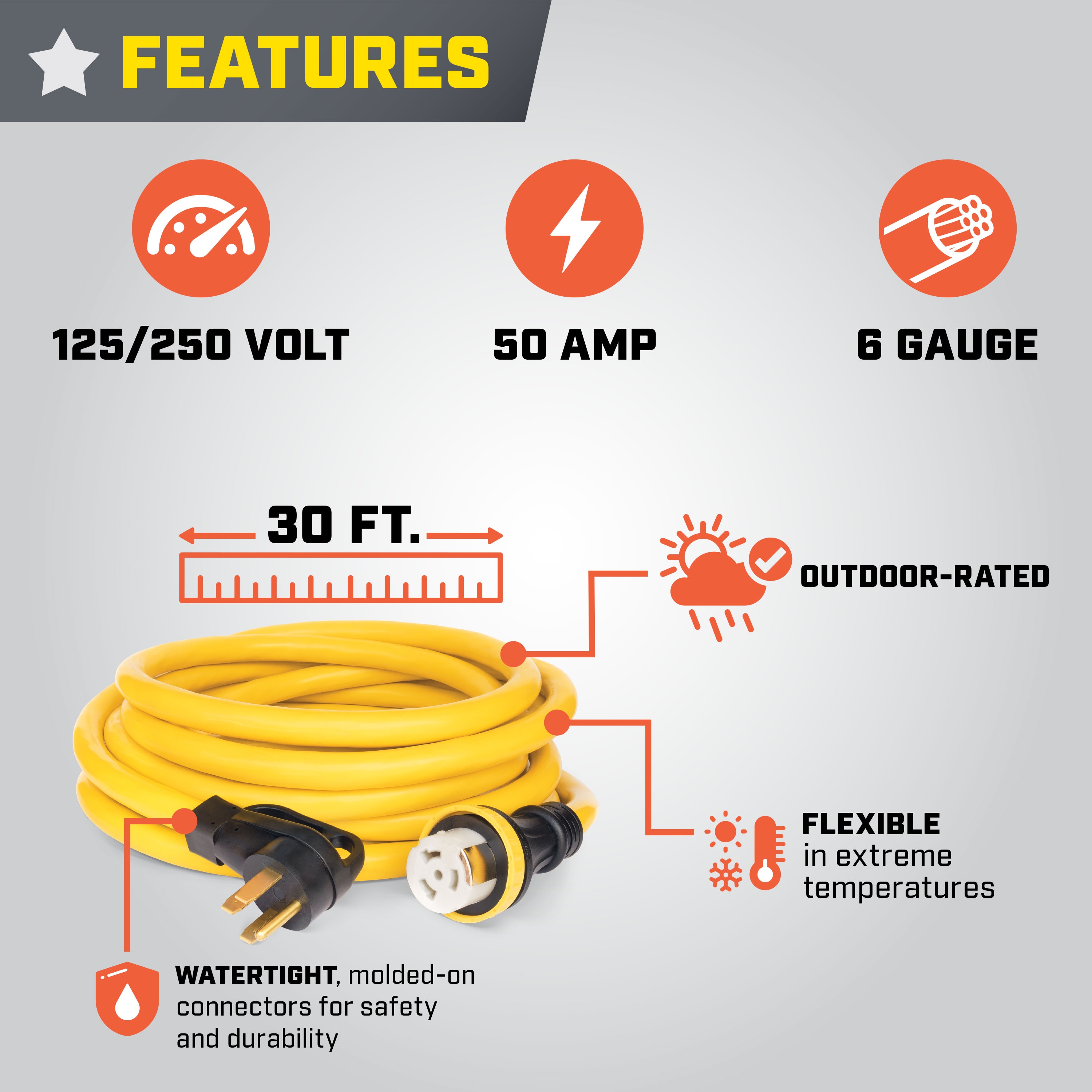 Champion Power Equipment 100828 Electrical-Extension-Cords - View #2