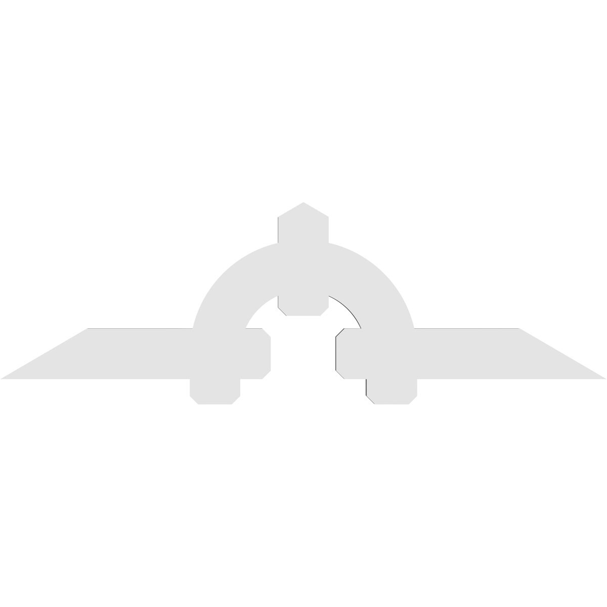 Ekena Millwork GBP072X21X0206ERI00 Exterior-Brackets-Braces - View #4