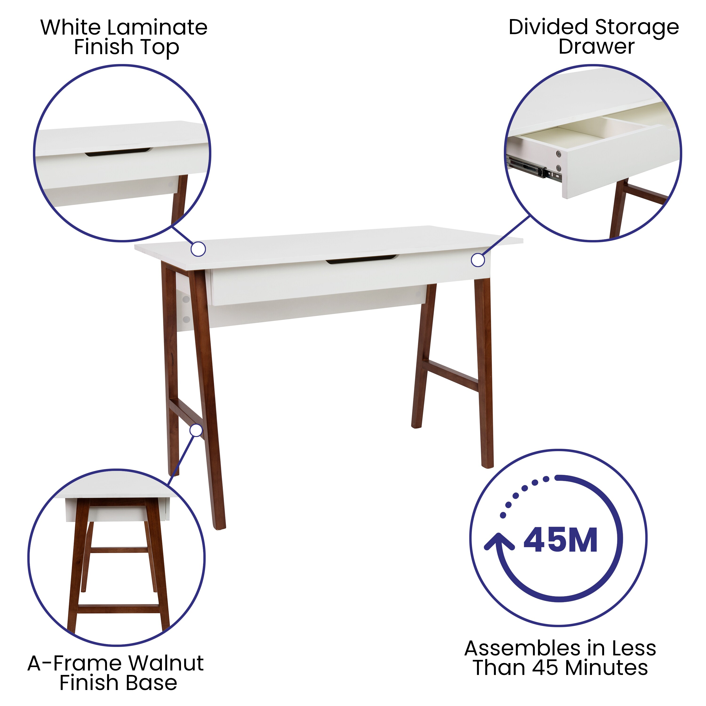 Flash Furniture 889142998518 desks - View #4