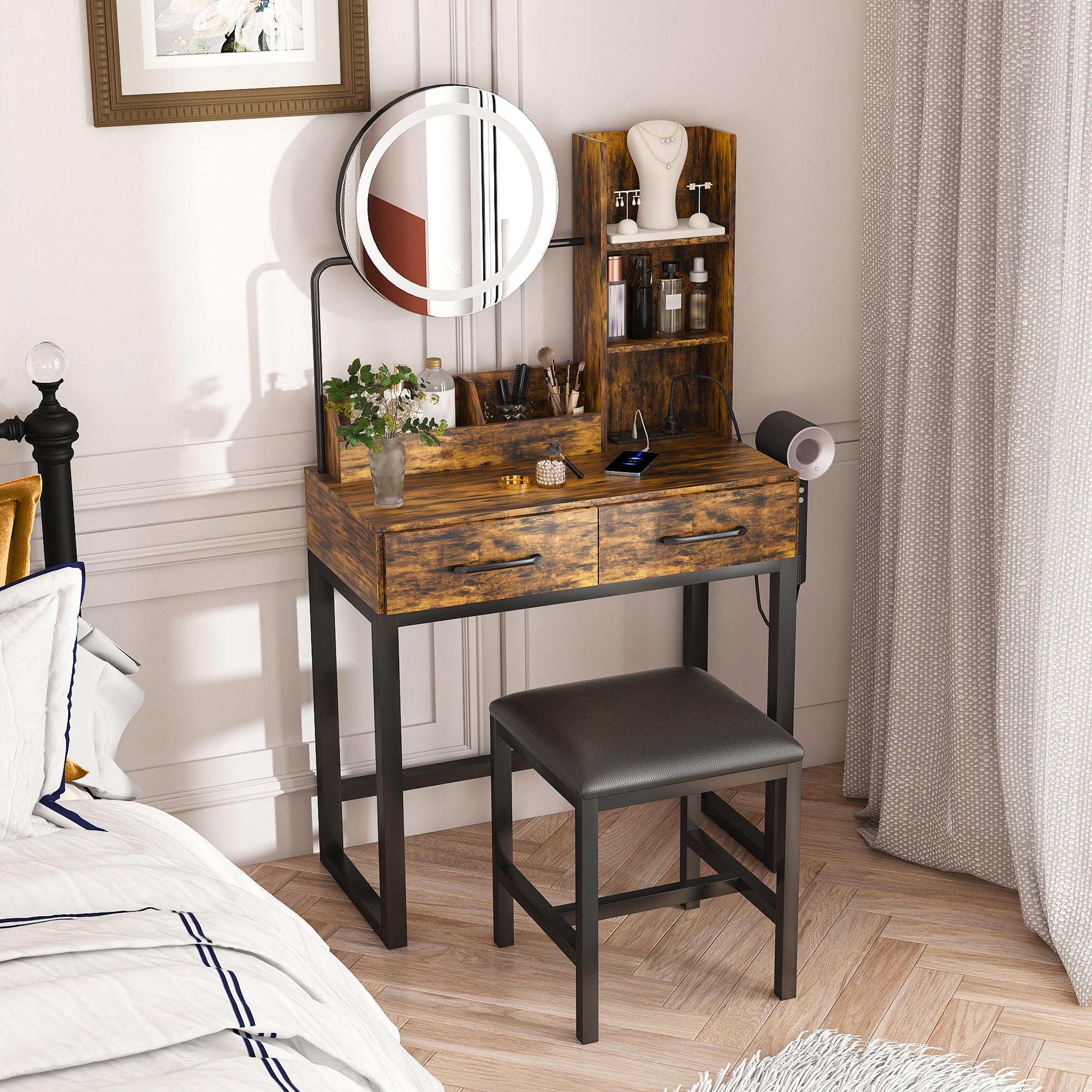 Vorene J-VRYK94GI1ADL Bedroom-Vanities - View #2