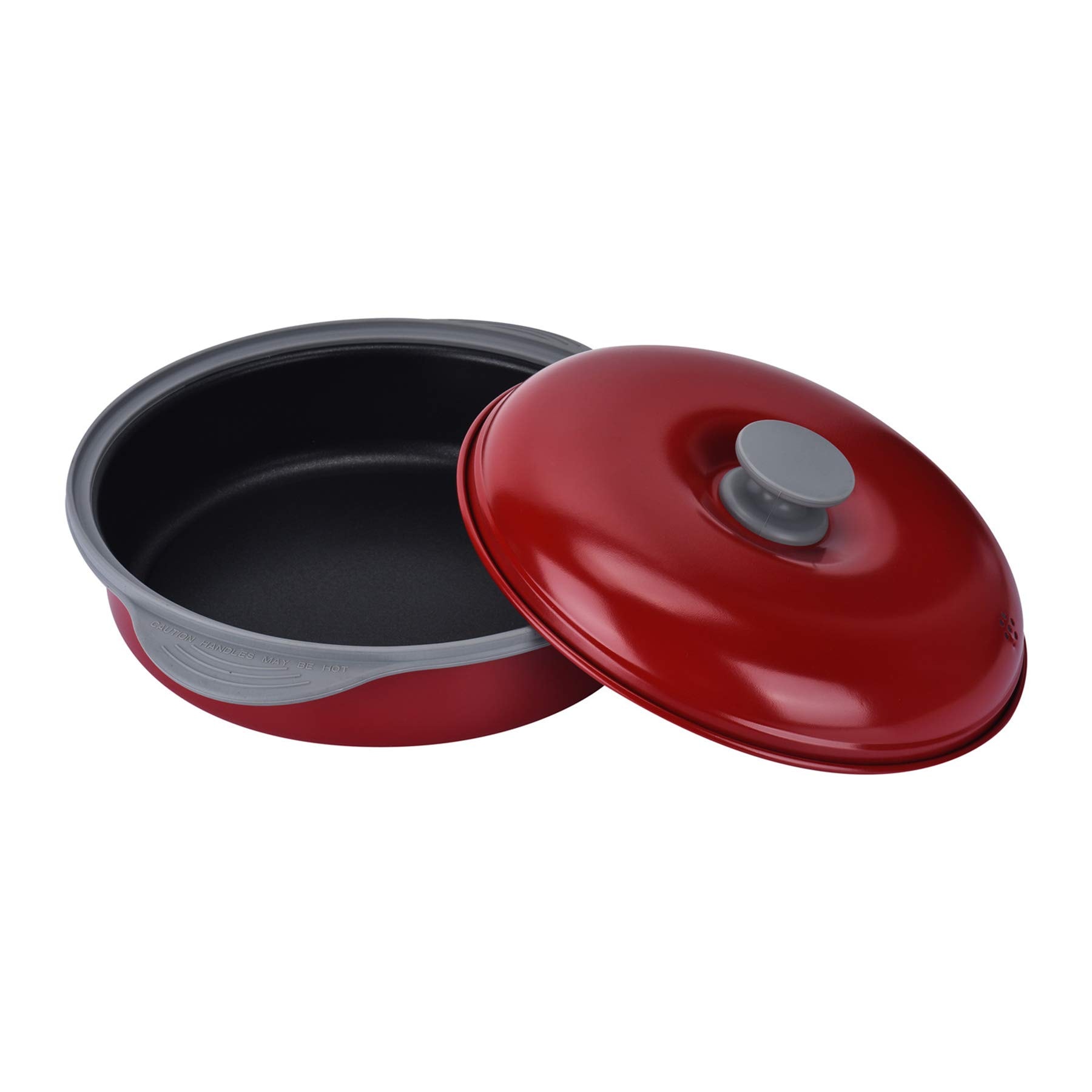 Aoibox  Microwave Frying Pan Skillet with Lid for Frying Sizzling and Browning Foods in Microwave Micro Cookware
