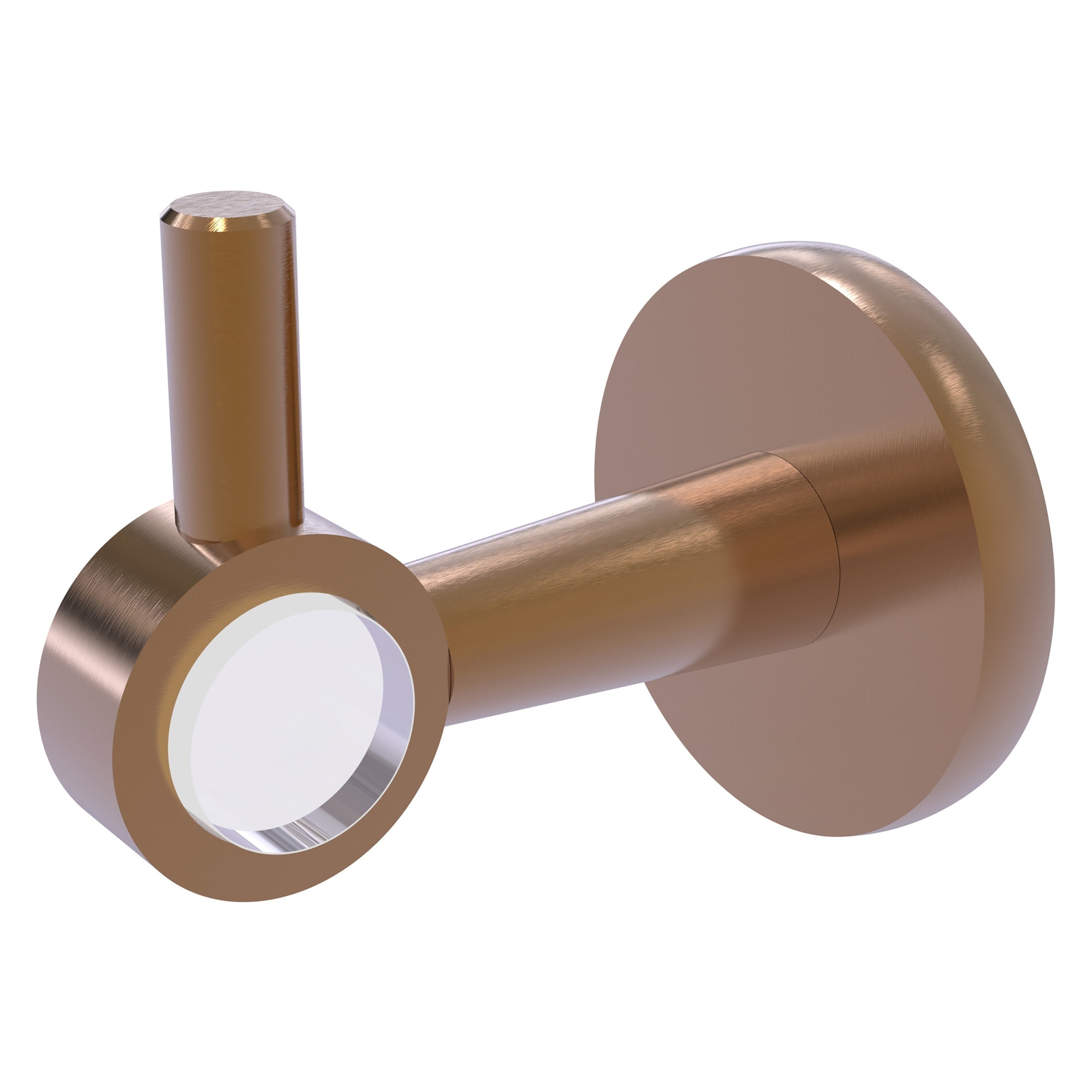 Allied Brass CV-20-BBR Clearview Brushed Bronze Single -Hook Wall mount Towel Hook