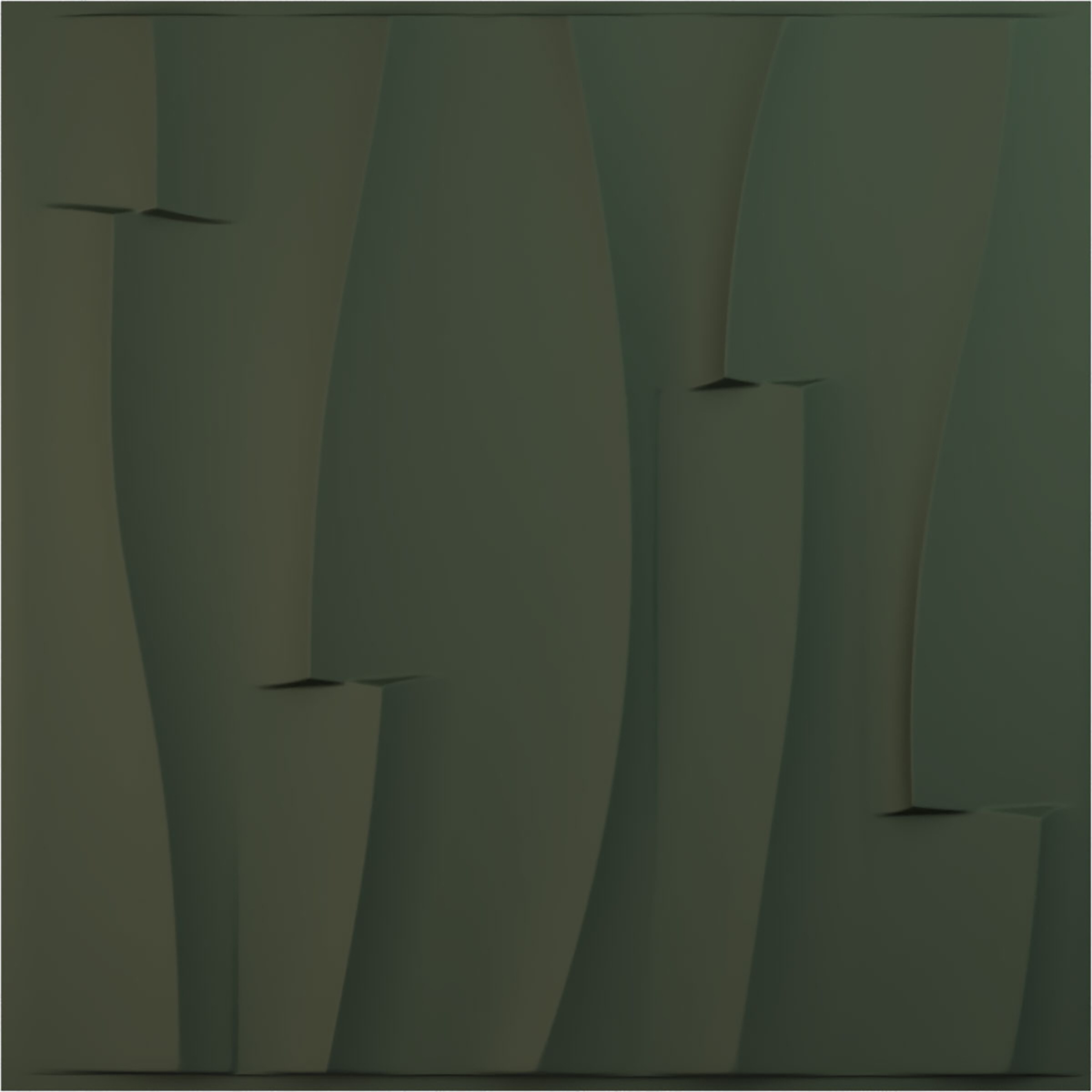 Ekena Millwork WP20X20BVGHC-CASE-12 19-5/8-in x 19-5/8-in Embossed Paintable/Stainable Green PVC Wall Panel ( 12 -Pack, Covers 32.04 )