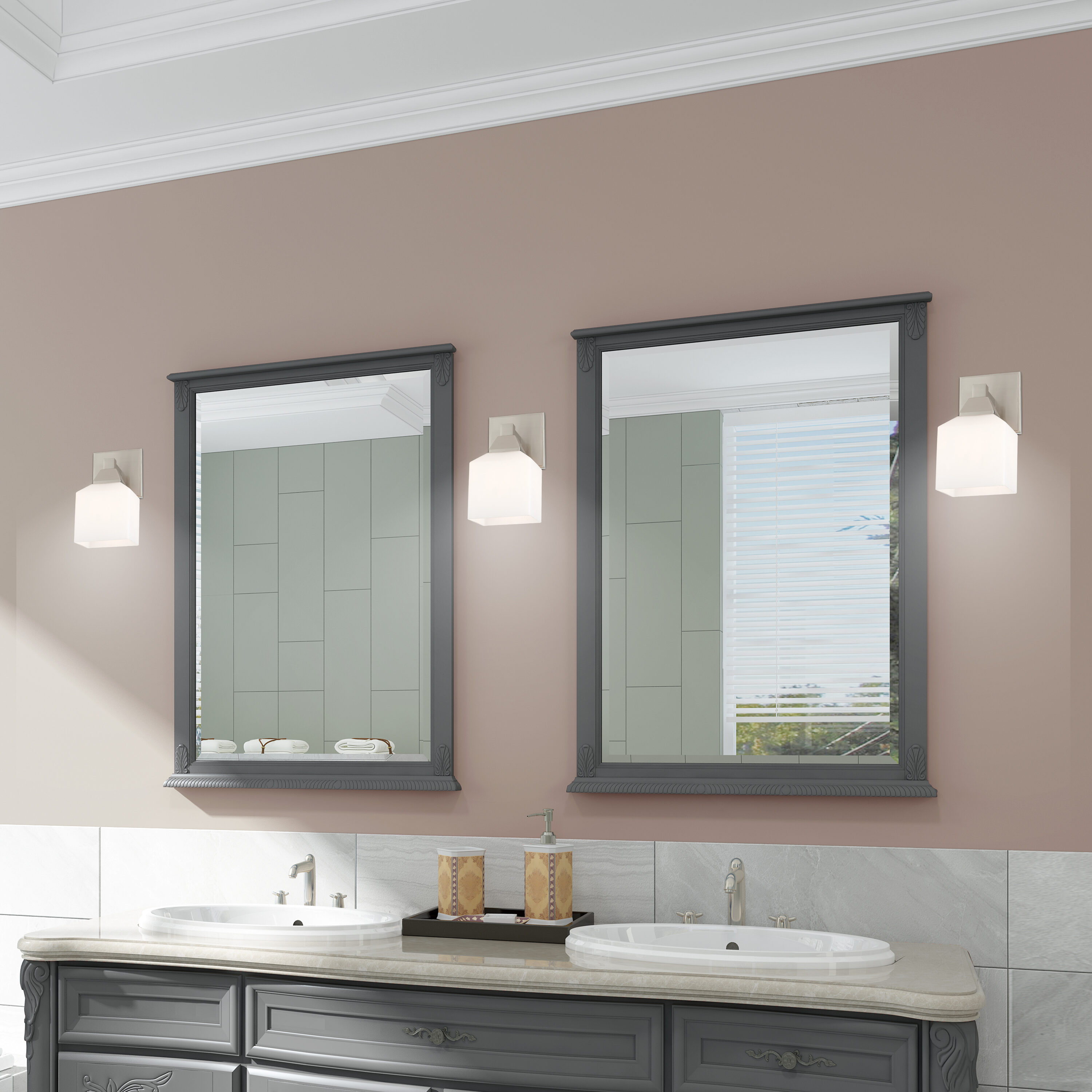 Aragon Satin Opal White Glass 1-Light Sconce in Brushed Nickel