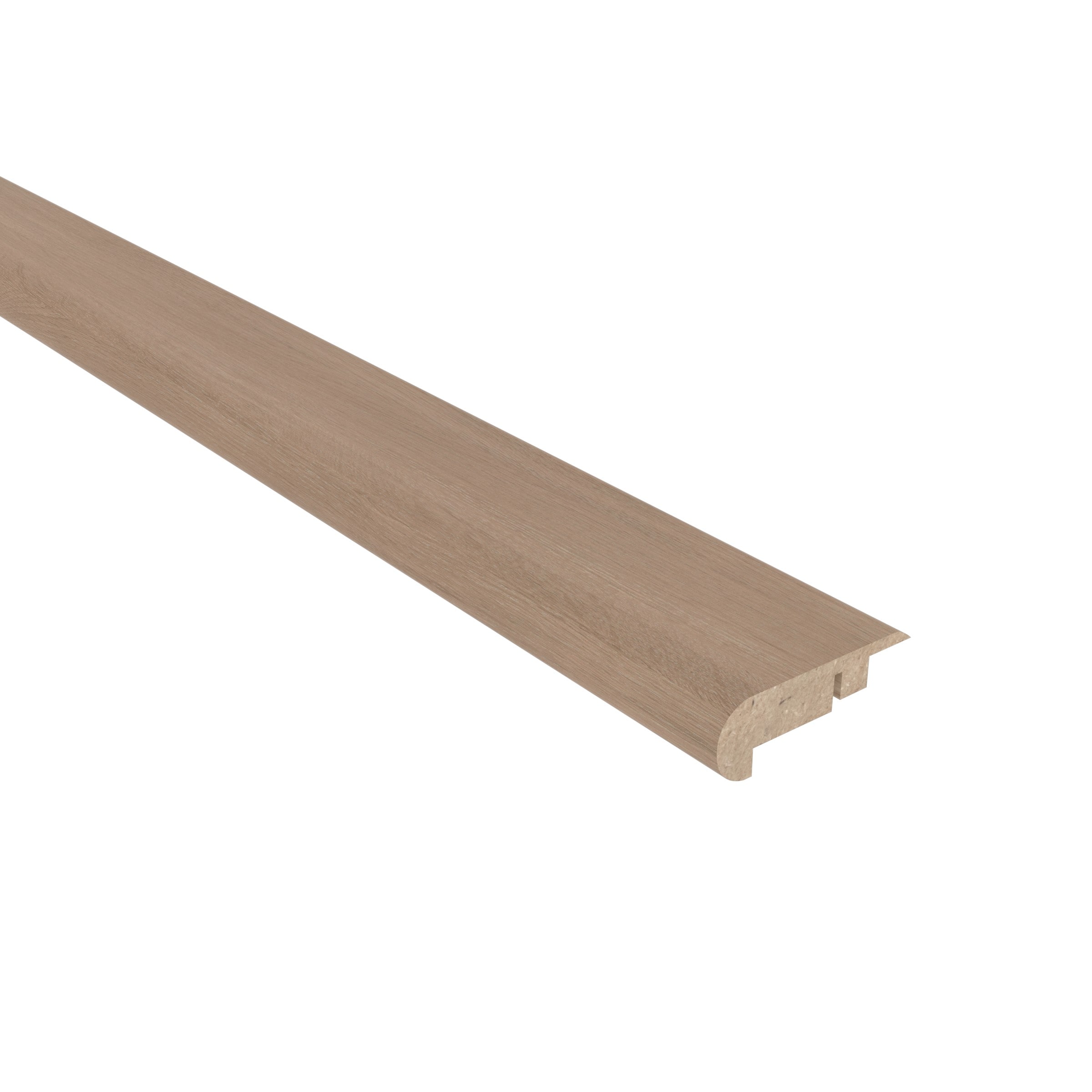 CALI 7703001015 Aqua Tough Natural Walnut Shell Prefinished 0.98-in T x 2.76-in W x 72.83-in L MDF Bullnose