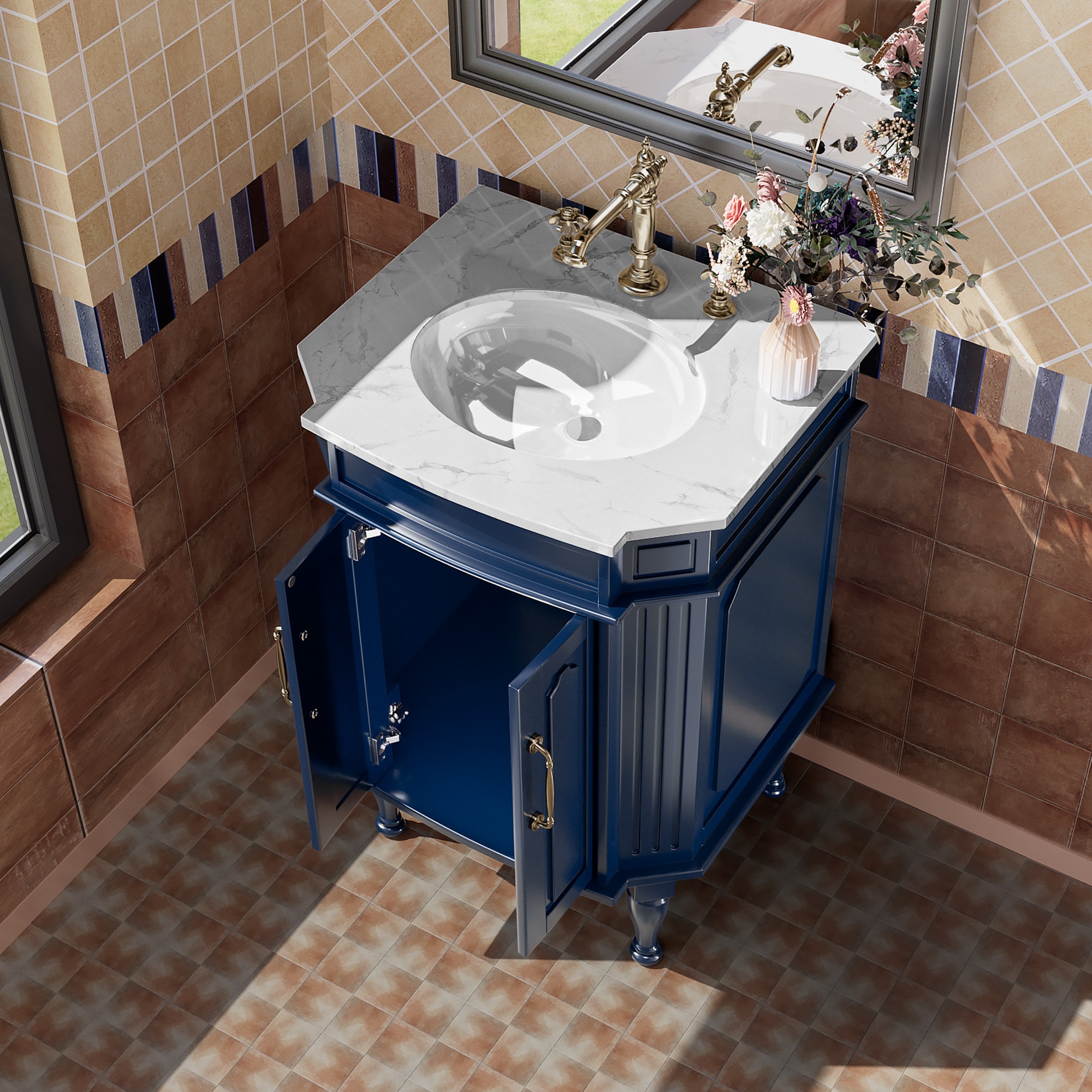 JEAREY GQSF-S-BK Bath-Vanity-Combo - View #6