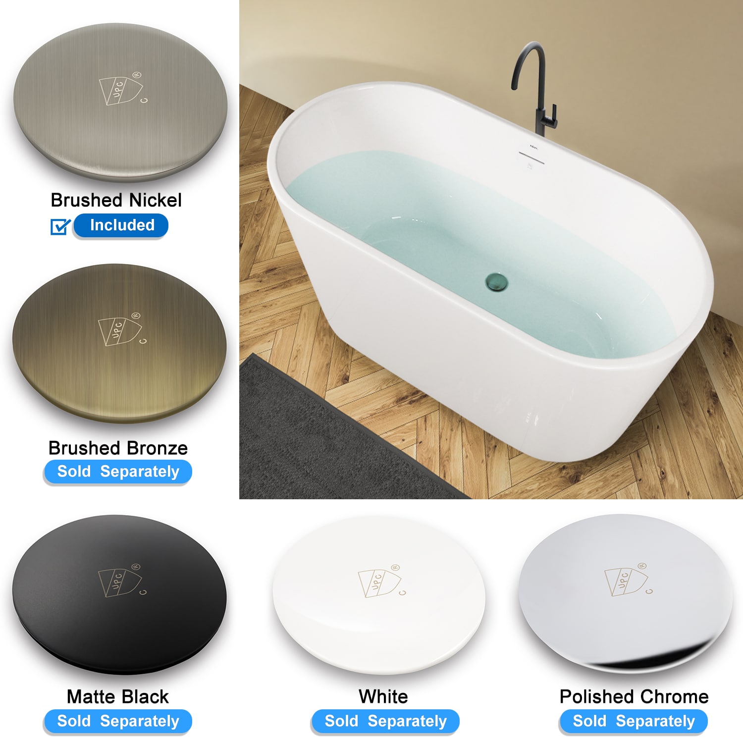 FerdY FERDY-02522-1200-BN bathtubs - View #3