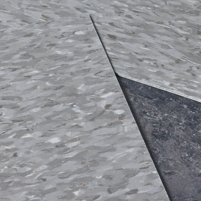 Armstrong Flooring Imperial Texture 45-Piece 12-in x 12-in Field Gray Commercial VCT Tile Armstrong Flooring Imperial Texture 45-Piece 12-in x 12-in Field Gray Commercial VCT Tile