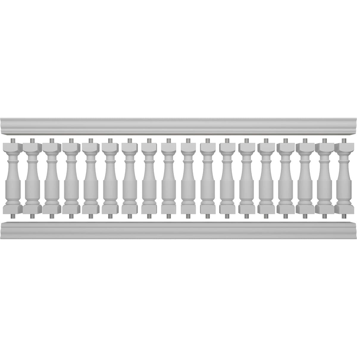 Ekena Millwork BALK38X120HMG railings - View #5