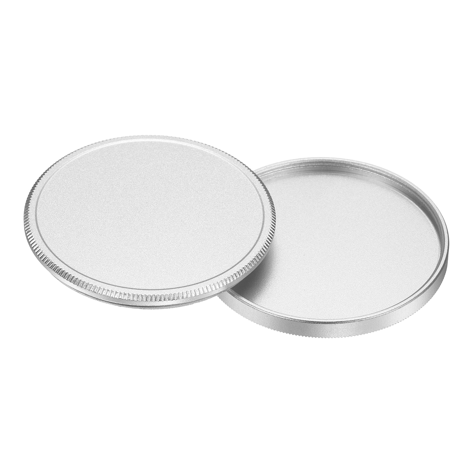 PATIKIL 43mm x 1mm Metal Lens Cap Universal Lens Filter Stack Cap Aluminum Camera Filter Protective Case Slim Stack for 43mm x 1mm Thread Size Camera Circular Fader Silver #S26051100UX7311