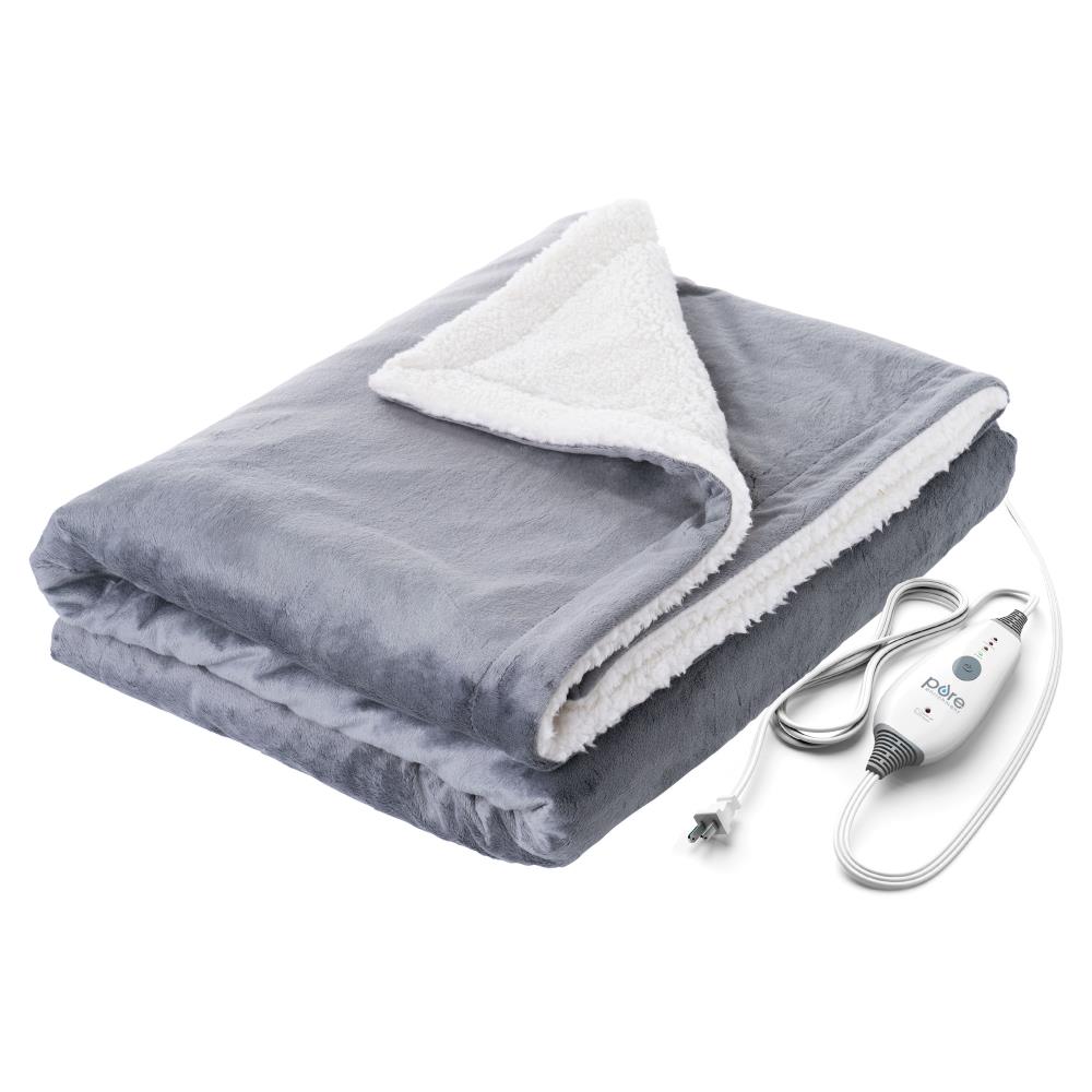 Pure Enrichment WeightedWarmth 3-in-1 Back & Neck Heating Pad, Grey