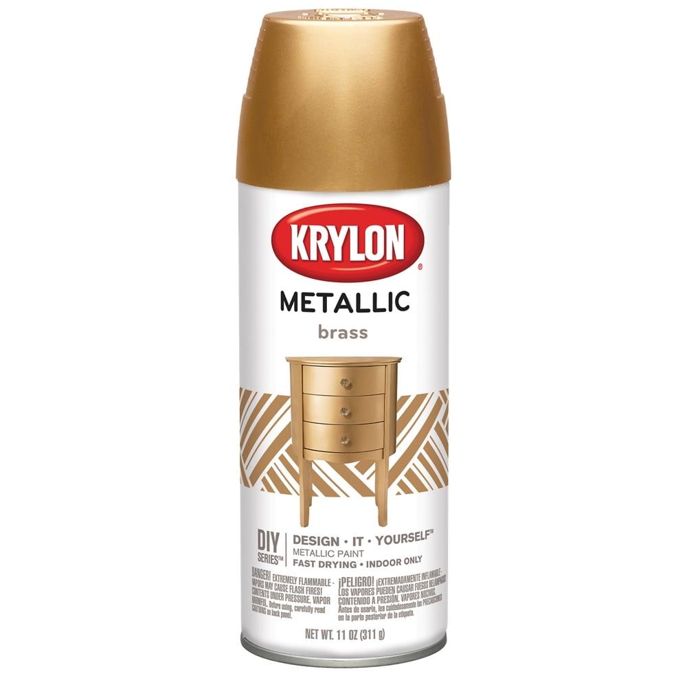 Rust-Oleum Universal Matte Sunlit Brass Metallic Spray Paint and