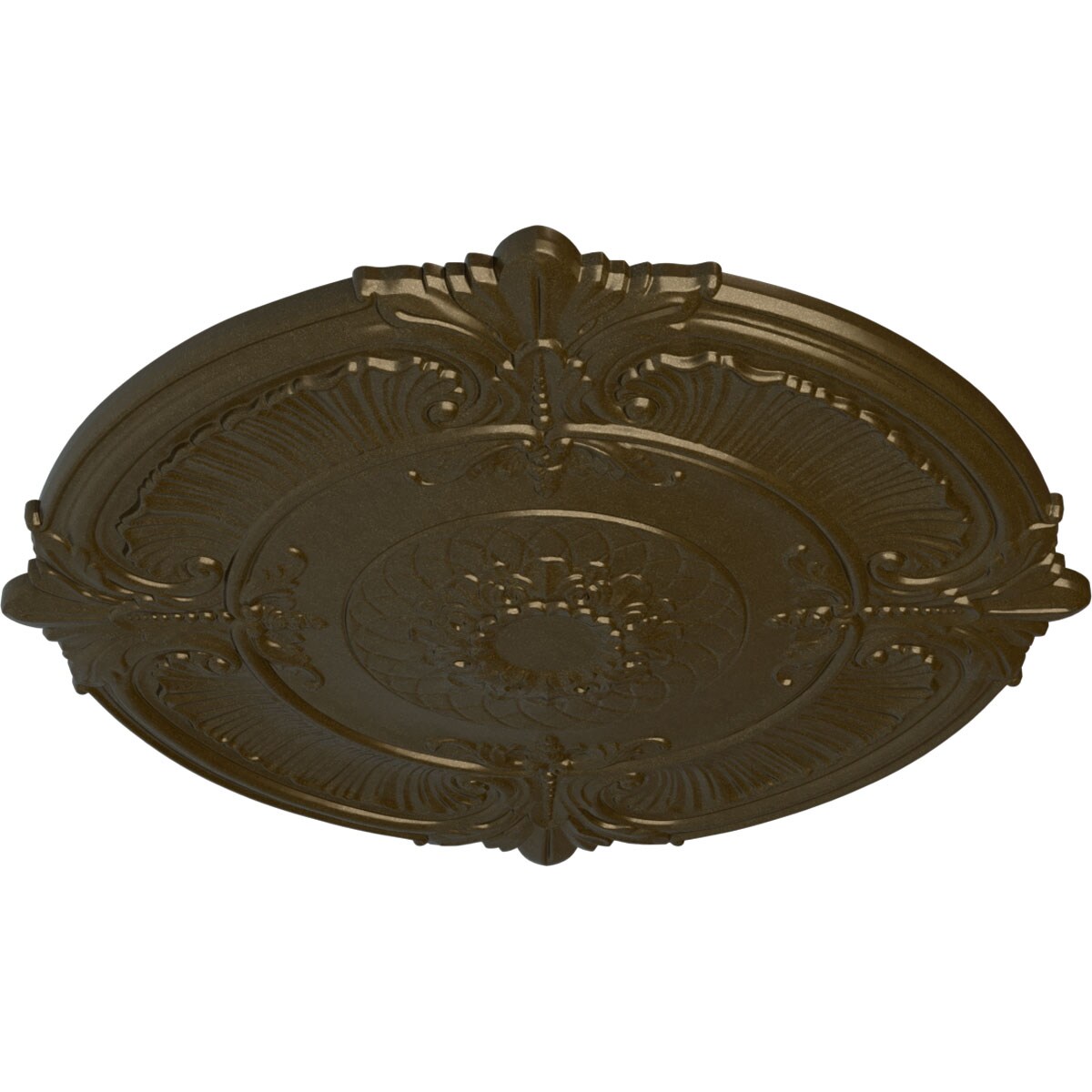 Ekena Millwork CM39ATBRS Ceiling-Medallions - View #2