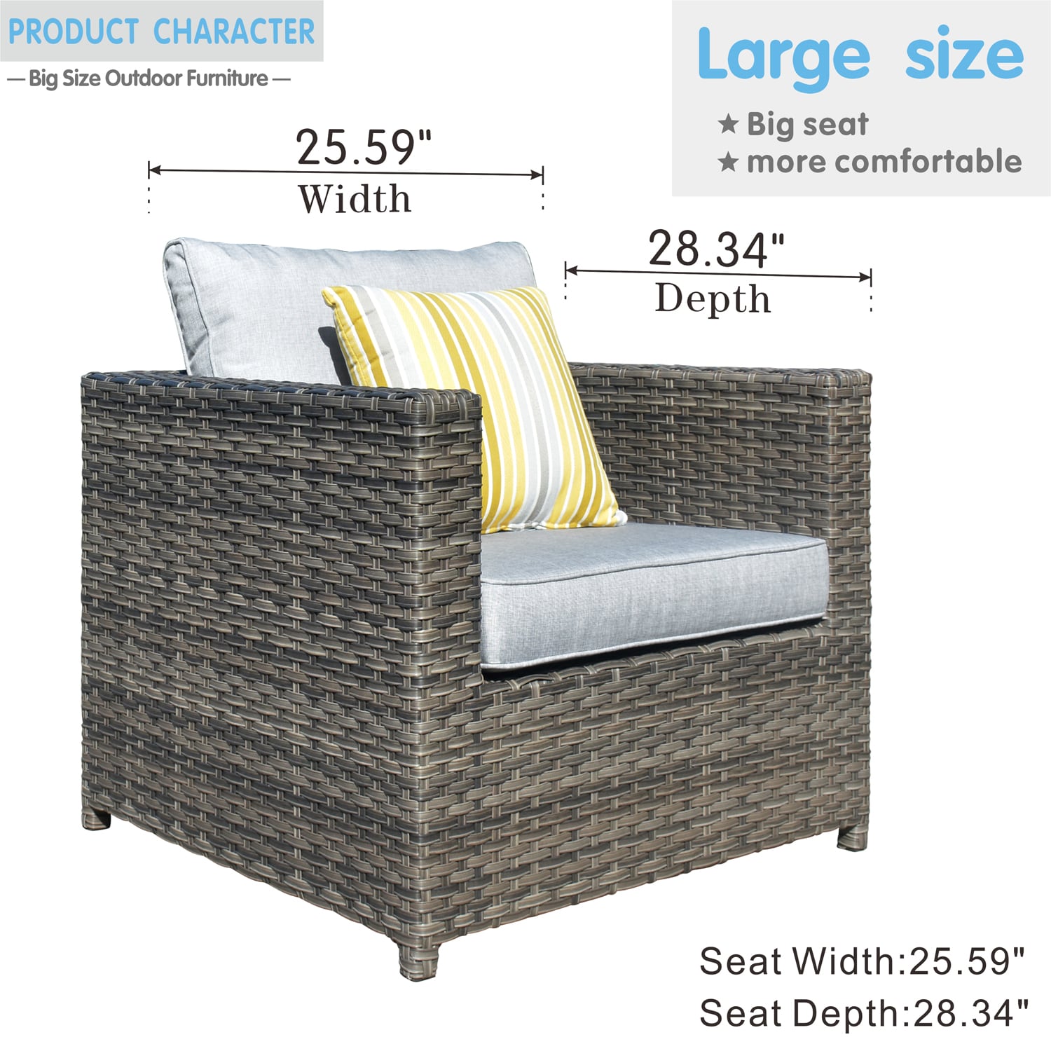 Ovios BLA400-92 Patio-Conversation-Sets - View #2