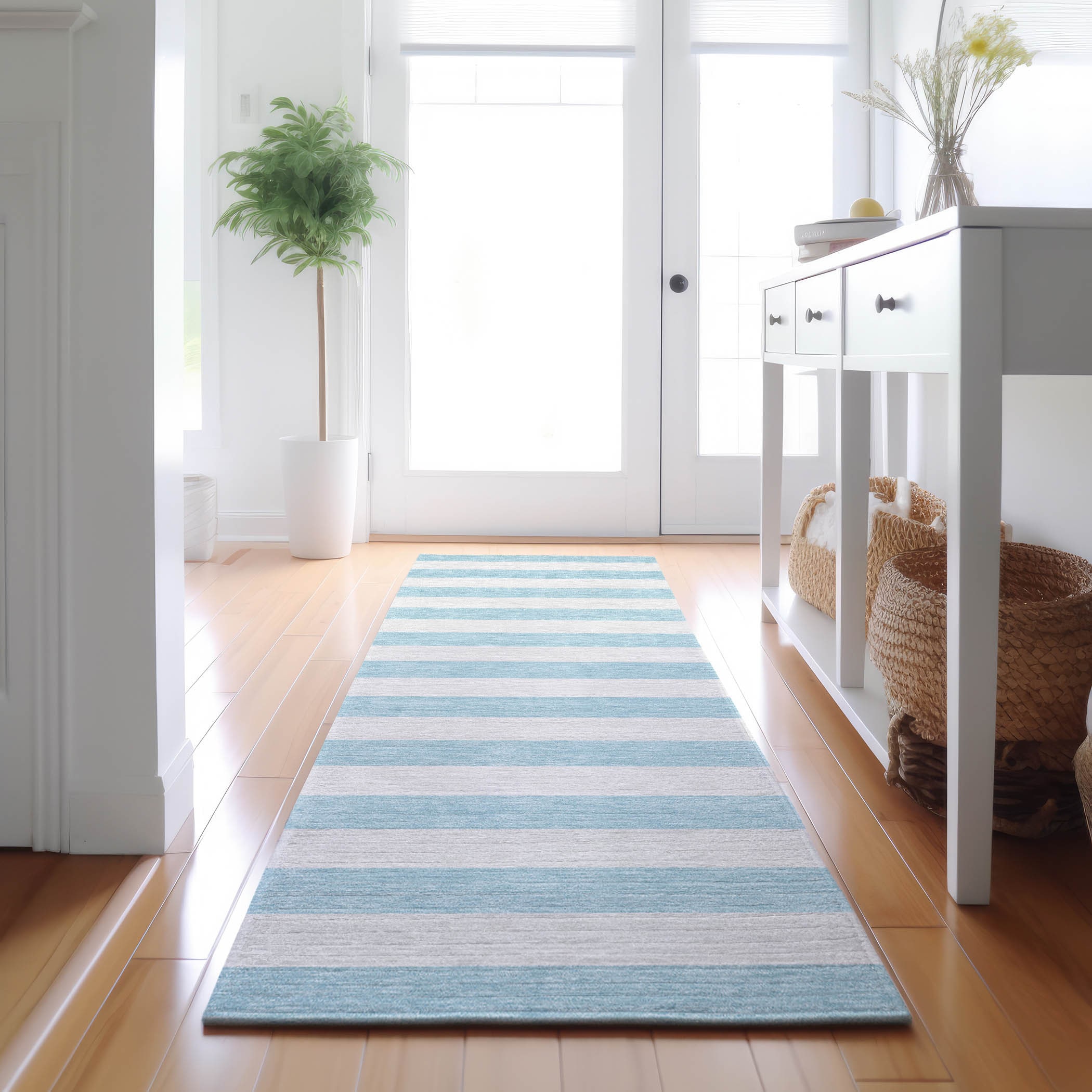 Addison Rugs AMF522PP3X5 Mayfield AMF522PP 3 x 5 (ft) Loomed Polyester Purple Rectangular Indoor Abstract Machine washable Area rug