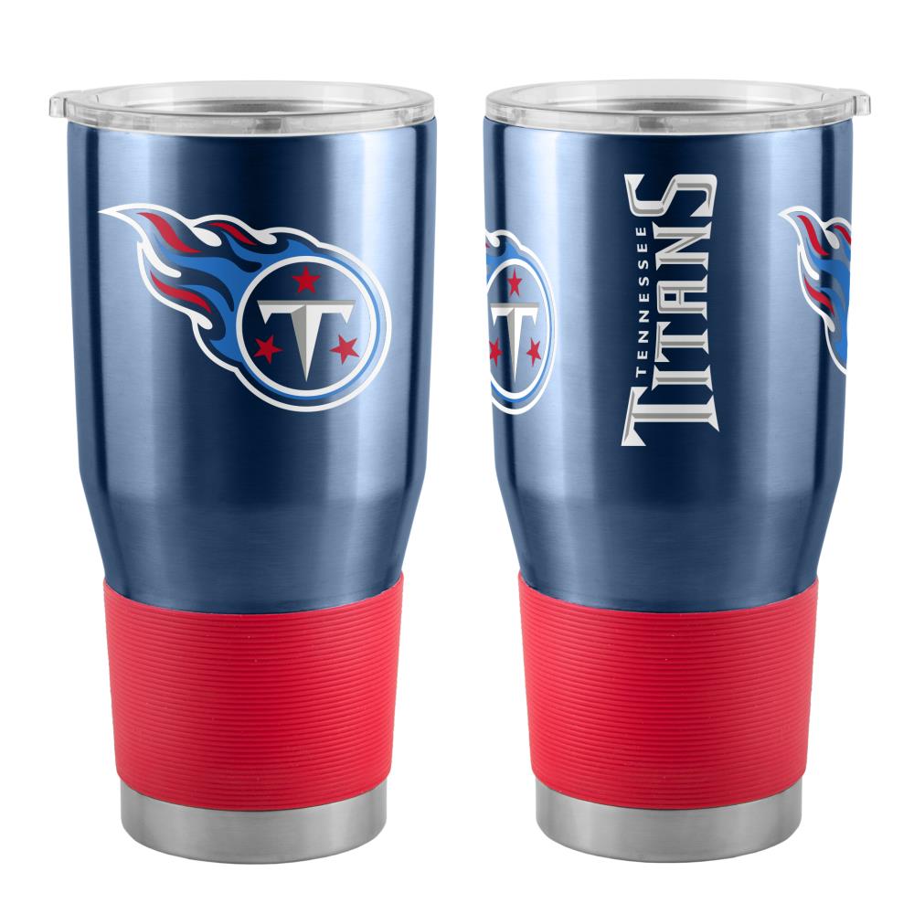 Logo Brands Tennessee Titans 30-fl oz Stainless Steel Blue Cup Set of: 1 at